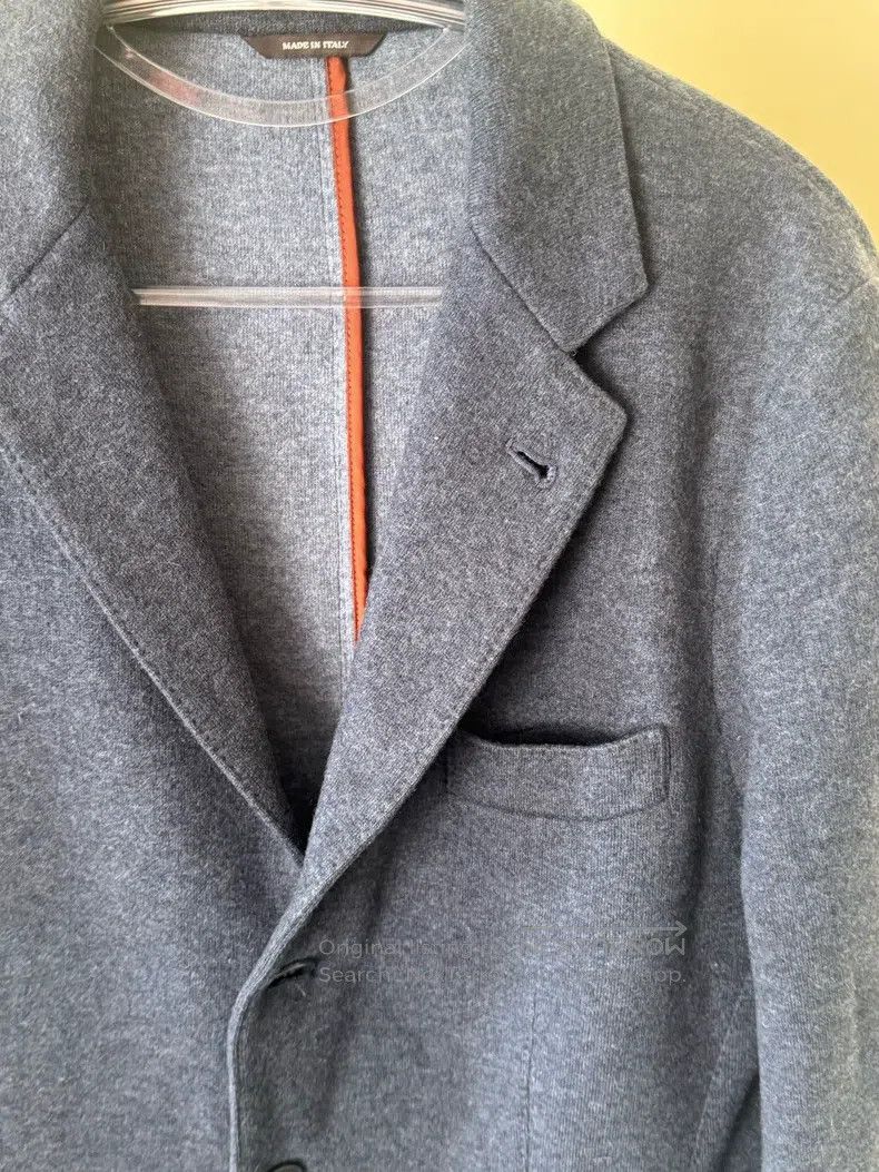 Loro Piana Loro Piana Gray cashmere blazer Size 50L - 3 Thumbnail