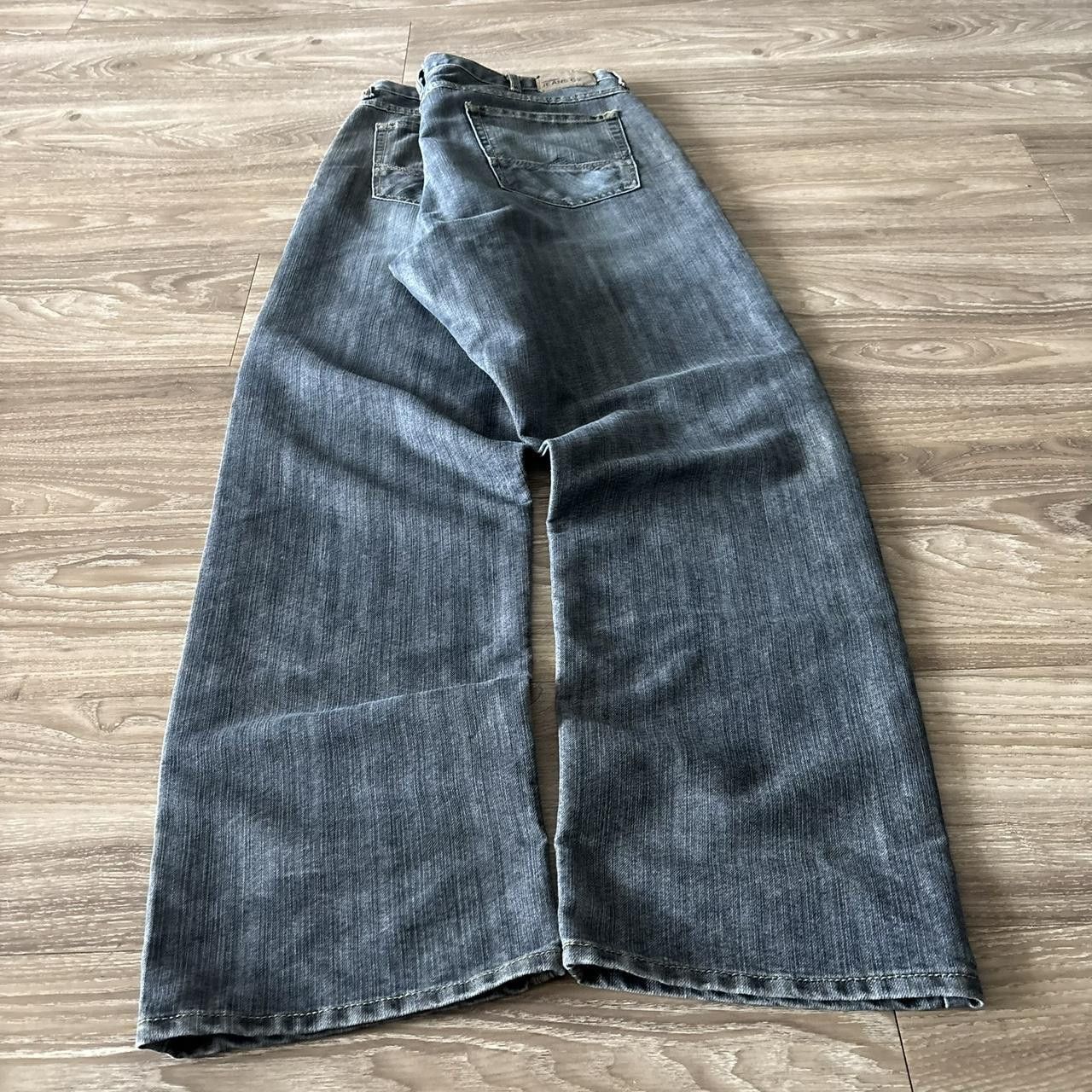 Vintage Crazy Vintage Y2K/2000s Baggy Grunge Dark Wash Skater Denim Jeans! 40x32 Size US 40 / EU 56 - 4 Thumbnail