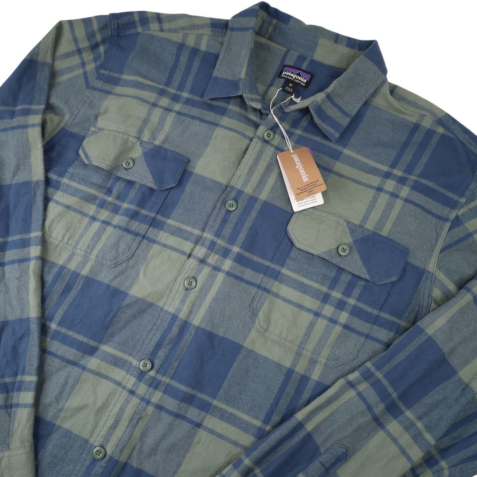 Patagonia NWT Patagonia Organic Cotton Flannel Shirt Size US XL / EU 56 / 4 - 2 Thumbnail