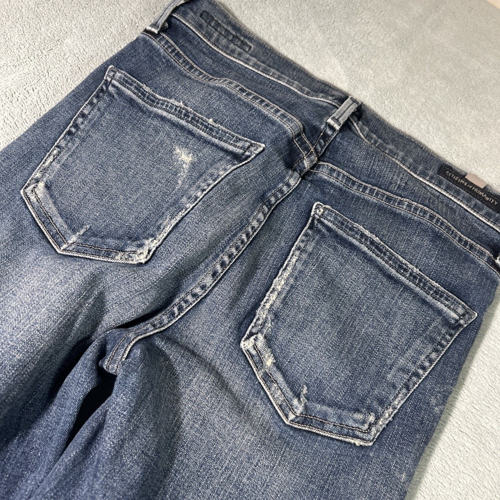 Citizens Of Humanity Citizens Of Humanity Straight Jeans 27x27 Distress Skinny Size 27" / US 4 / IT 40 - 22 Thumbnail