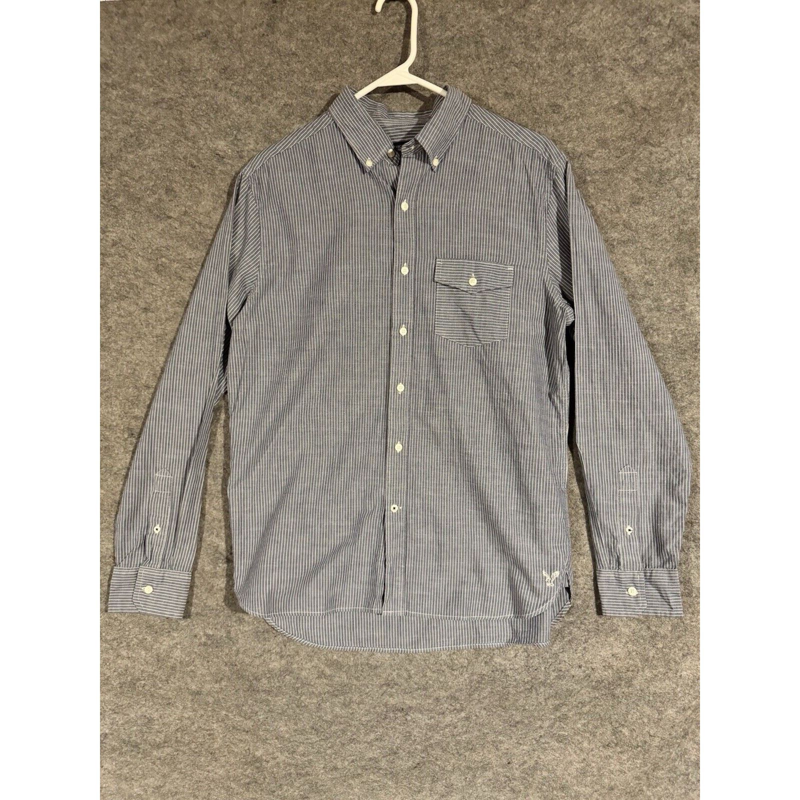 American Eagle Outfitters American Eagle Button Down Shirt Men Medium Academia 2010s Size US M / EU 48-50 / 2 - 1 Thumbnail