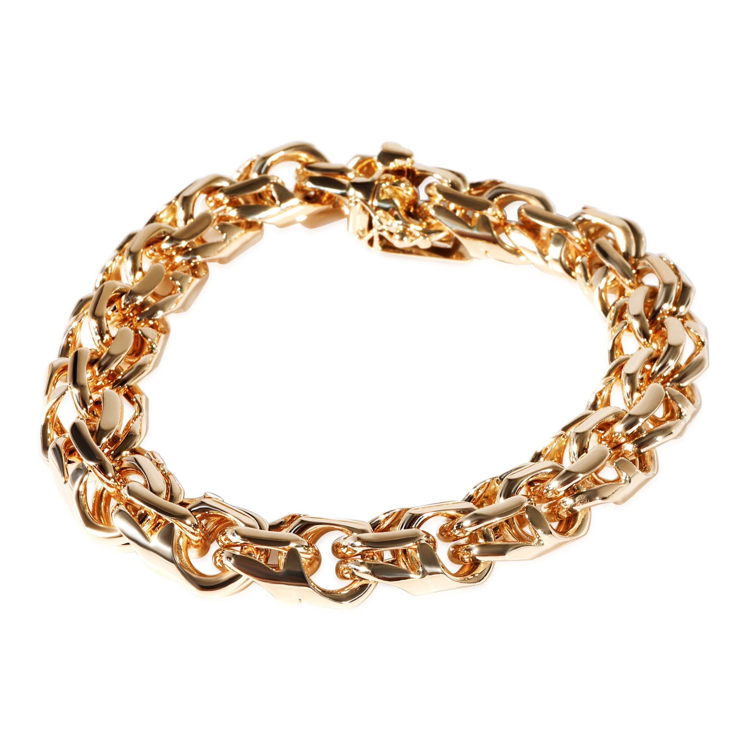 image of Tiffany Co Tiffany & Co. Vintage Link Bracelet In 14K Yellow Gold, Women's