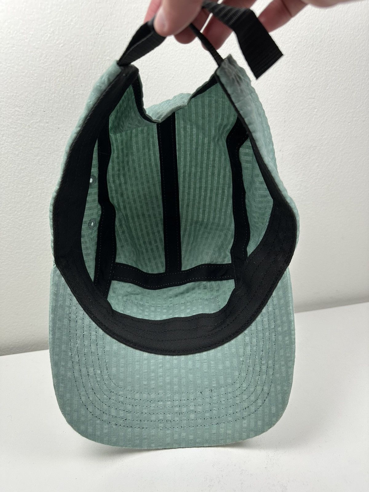 Supreme Supreme Washed Seersucker Camp Cap Hat Size ONE SIZE - 6 Thumbnail