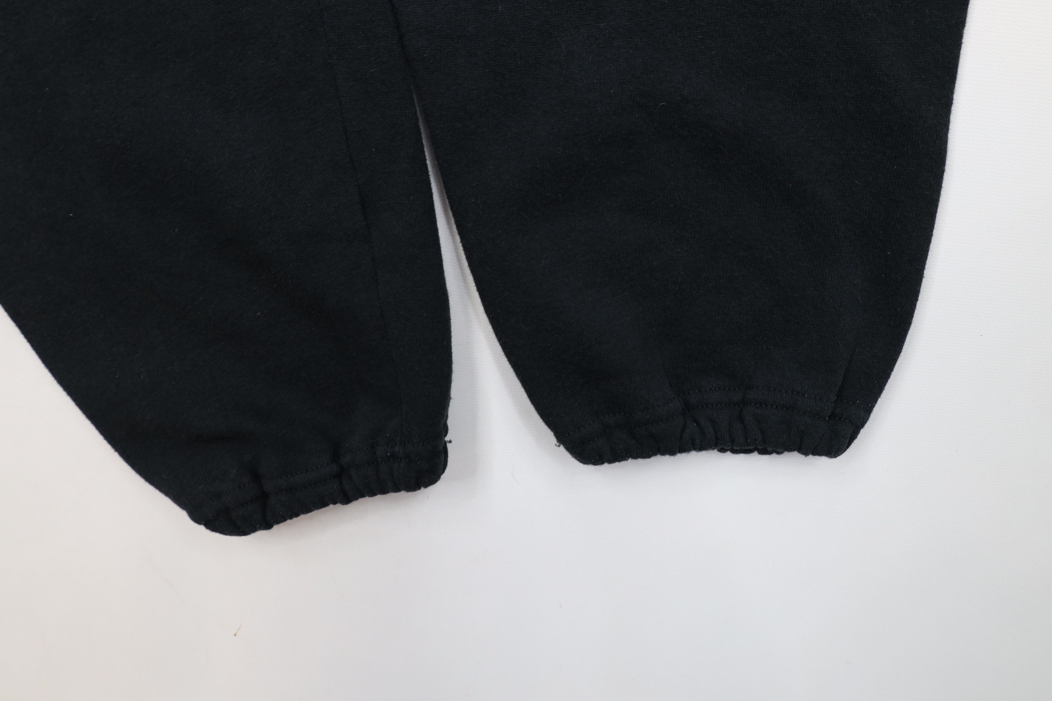 Vintage Vintage 90s Streetwear Cuffed Sweatpants Joggers Black USA Size US 36 / EU 52 - 12 Thumbnail