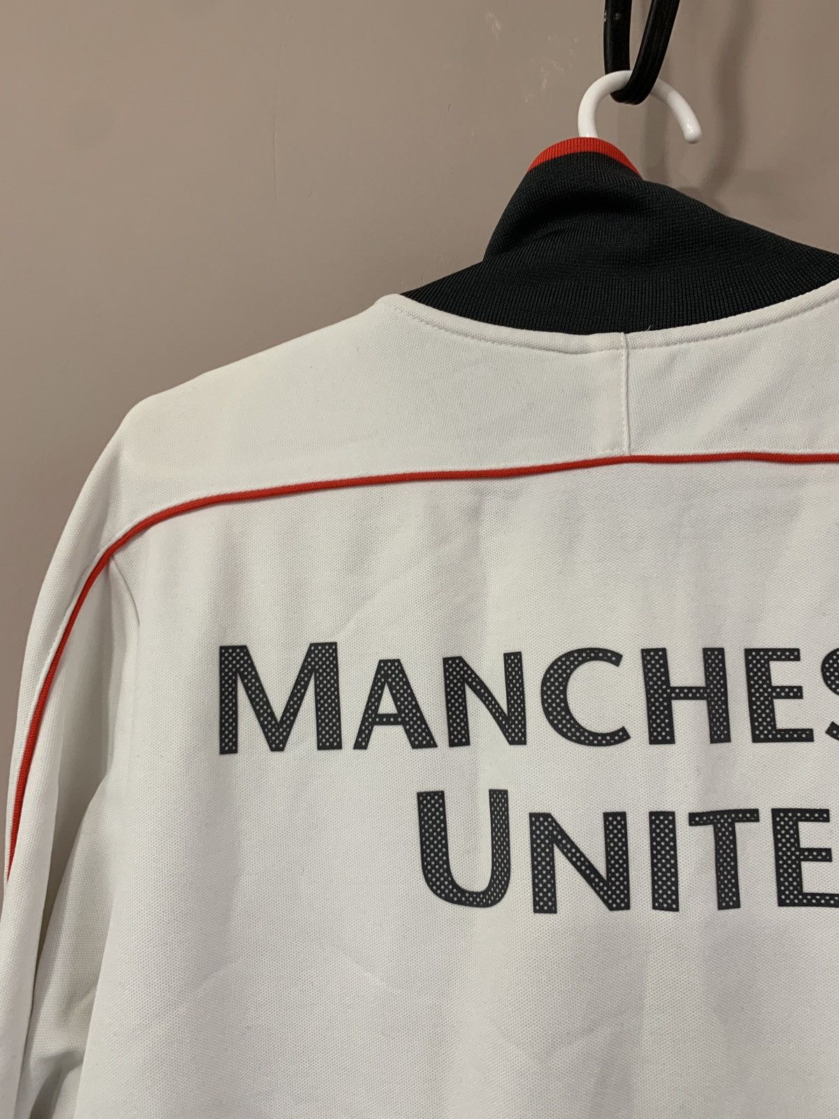 Vintage Manchester United Zip Football Jacket Nike Soccer Retro Sz M Size US M / EU 48-50 / 2 - 9 Thumbnail