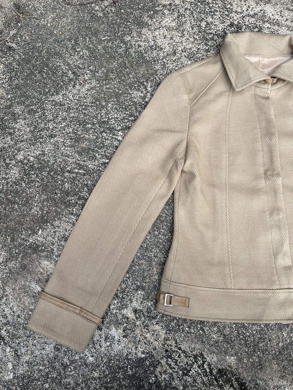 Designer Mico Coulier 2nd Nolley’s Beige Wool Jacket 38 Japan Size S / US 4 / IT 40 - 3 Thumbnail