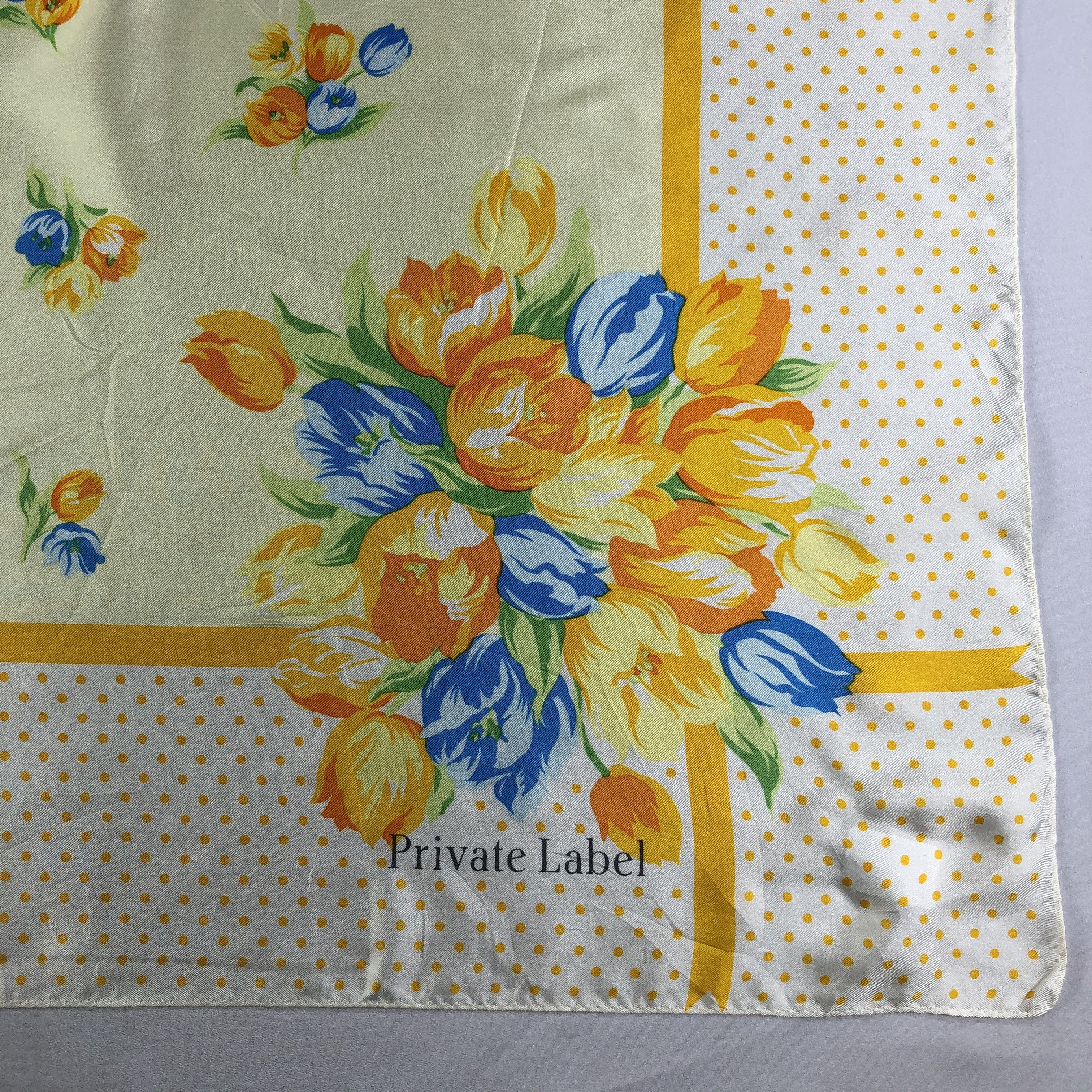 Vintage Vintage Private Label Silk Scarf Size ONE SIZE - 4 Thumbnail