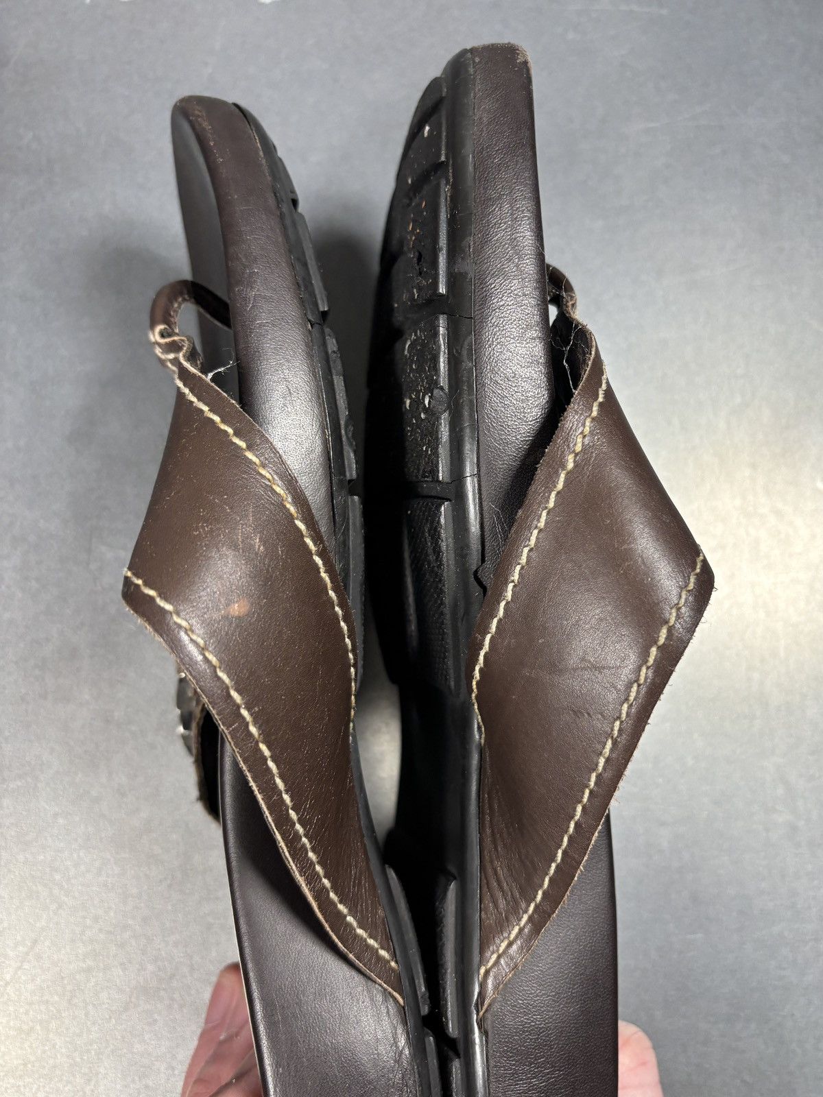 Prada Vintage Prada Sport Flip Flops 2000s Linea Rossa Mules SlipS Size US 7 / IT 37 - 12 Thumbnail