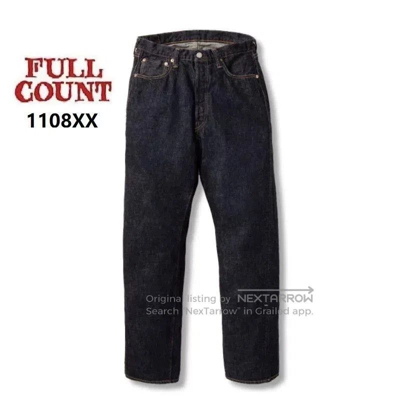 Full Count & Co. Fullcount Slim Straight Denim Jeans. Size US 32 / EU 48 - 1 Thumbnail