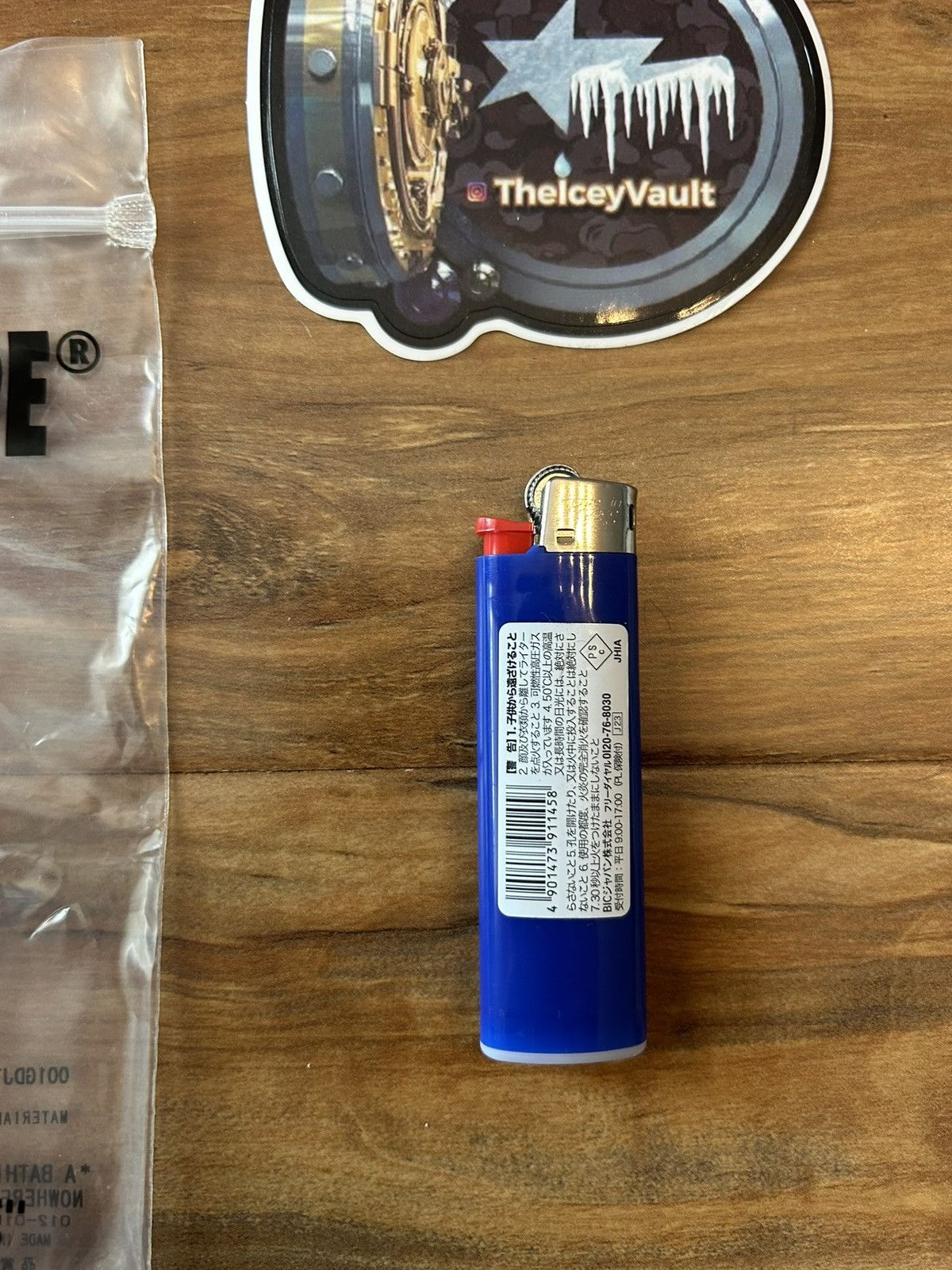 Bape NEW Bape Blue Slim Bic Lighter Size ONE SIZE - 4 Thumbnail