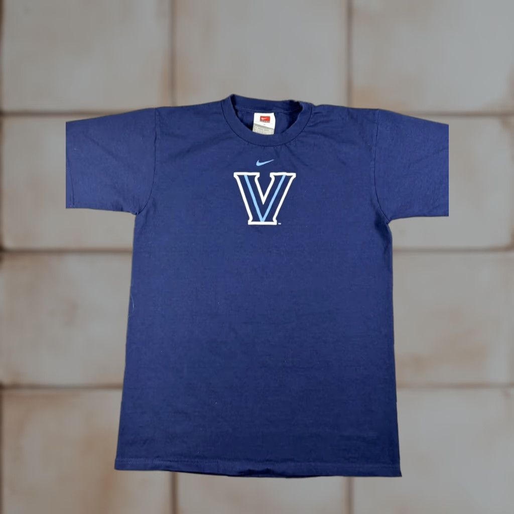 Nike VINTAGE Nike Center Swoosh T Shirt Size Small Blue Villanova Wildcats NCAA Y2k Mens Short Sleeve Crew Neck Solid Sports University Size US S / EU 44-46 / 1 - 1 Thumbnail