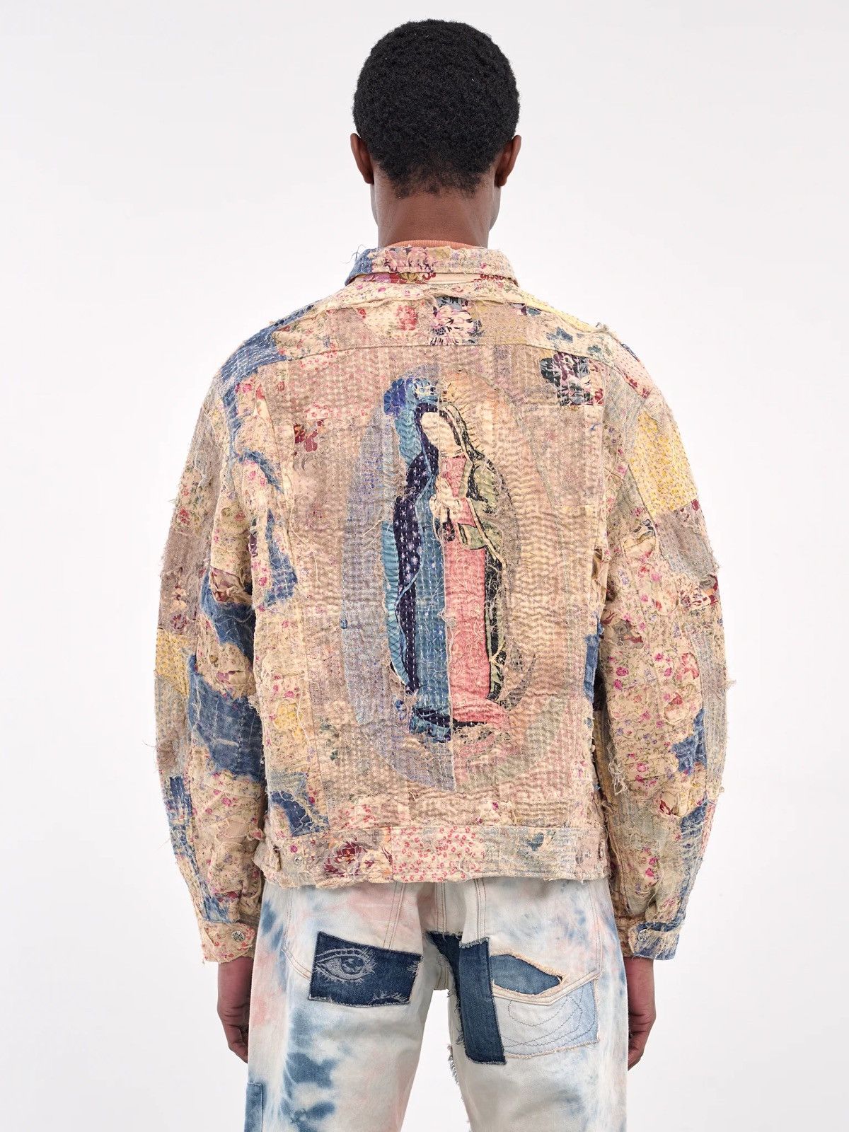 Kapital Kapital Boro Virgin Mary Zip Jacket Size 4 Size US XL / EU 56 / 4 - 4 Thumbnail