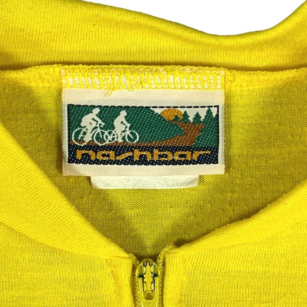 Vintage VINTAGE Nashbar Cycling Jersey Adult LARGE Yellow Blank USA Made Zip Pocket 90s Size US L / EU 52-54 / 3 - 4 Thumbnail