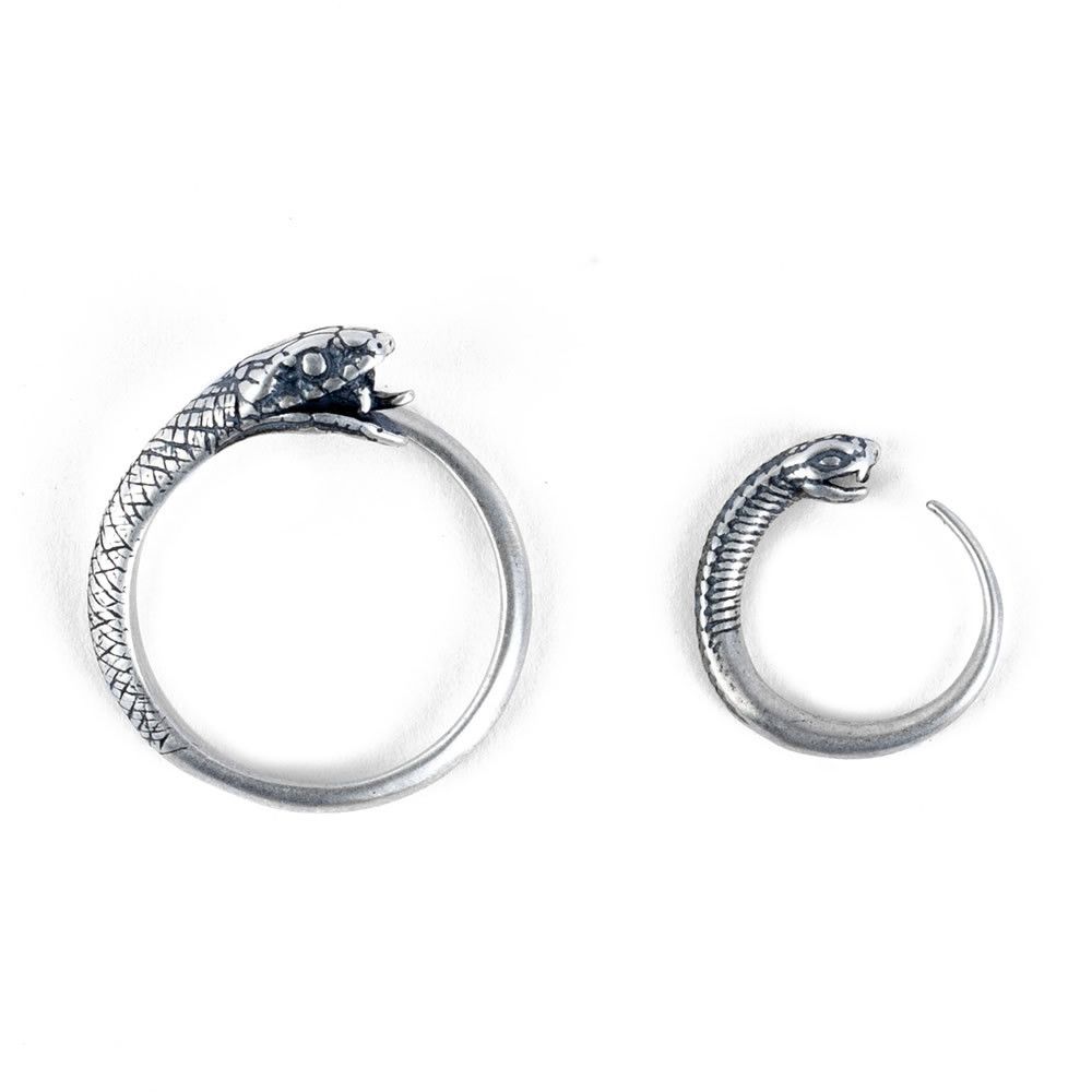 Jewelry Snake Future Jewelry Rings Open Size Chrome Ring (Size 7-13) Size ONE SIZE - 5 Thumbnail