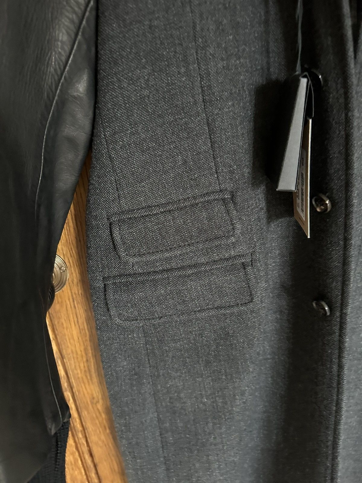 Dsquared2 FW11 Dsquared Dsquared2 leather sleeve long wool coat BNWT Size US M / EU 48-50 / 2 - 10 Thumbnail