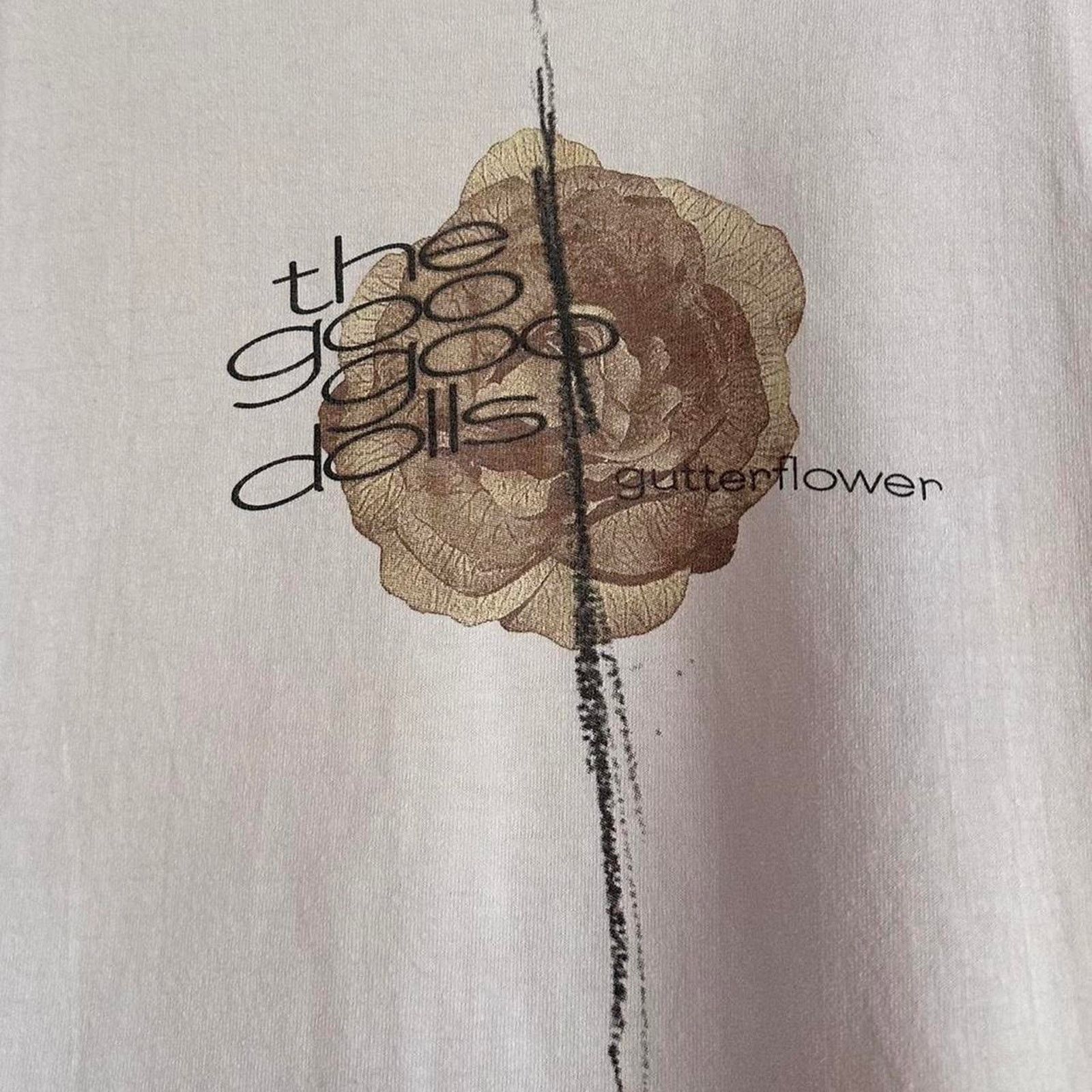 Band Tees × Vintage Vintage Y2K The Goo Goo Dulls Gutter Flower Shirt Size US L / EU 52-54 / 3 - 3 Thumbnail