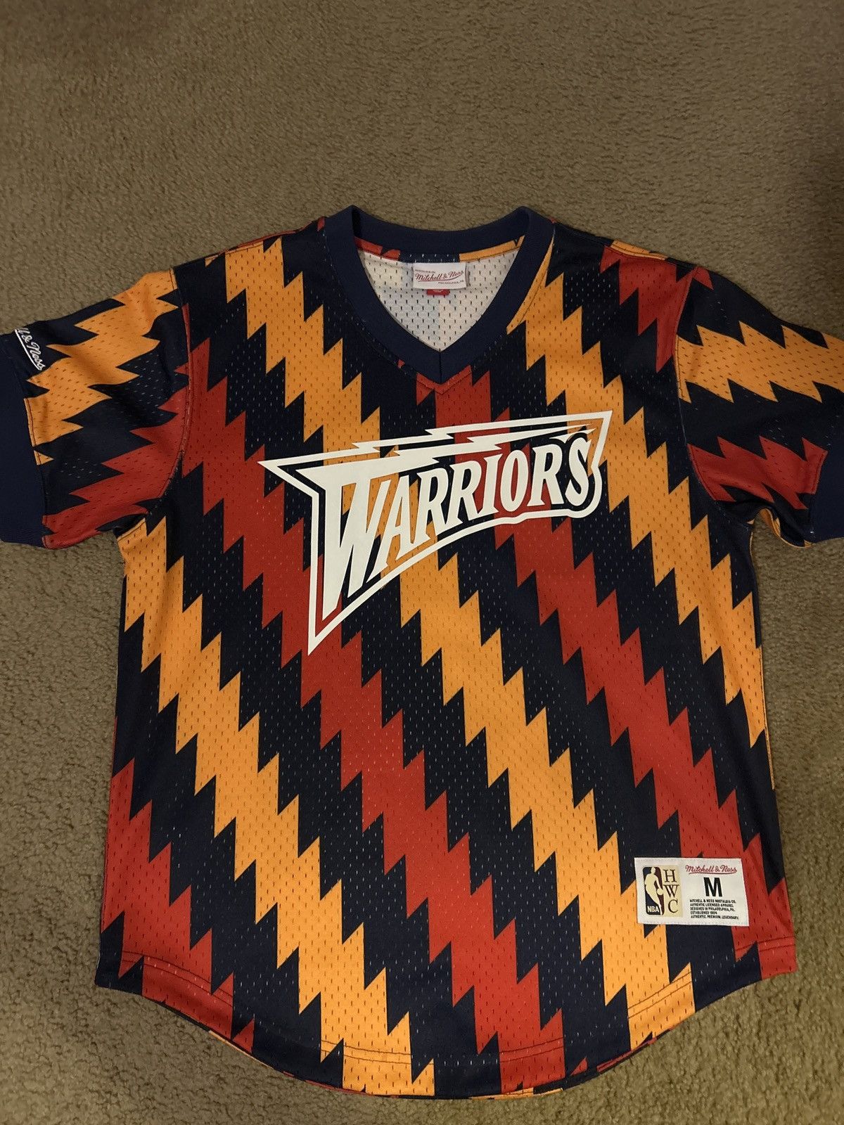 Mitchell & Ness Warriors x Mitchell & Ness Jersey Shirt Size US M / EU 48-50 / 2 - 1 Thumbnail