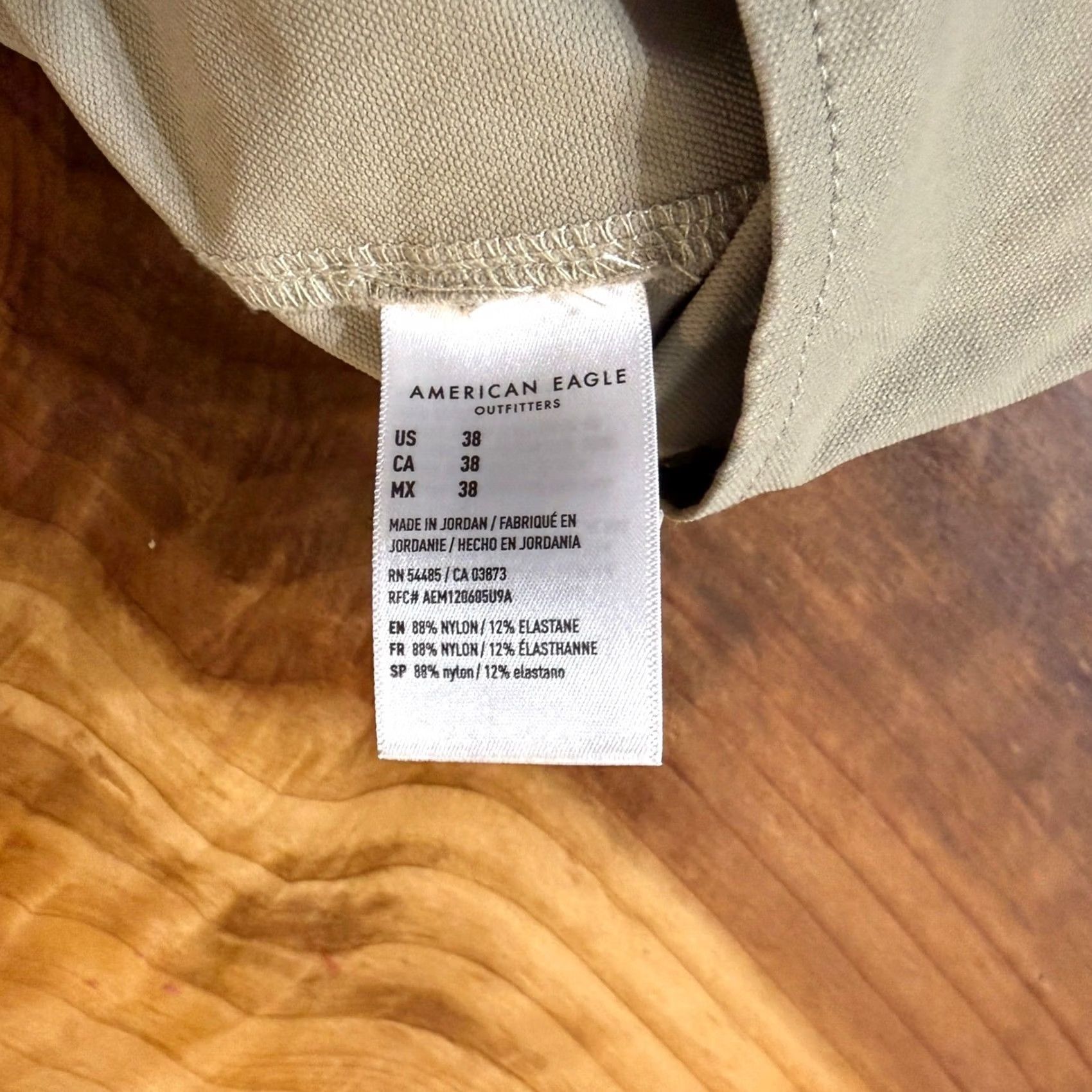 American Eagle Outfitters American Eagle Mens Shorts 38 Flex Club 24/7 Stretch Chino Nylon F4-4 - Casual Size US 38 / EU 54 - 5 Thumbnail