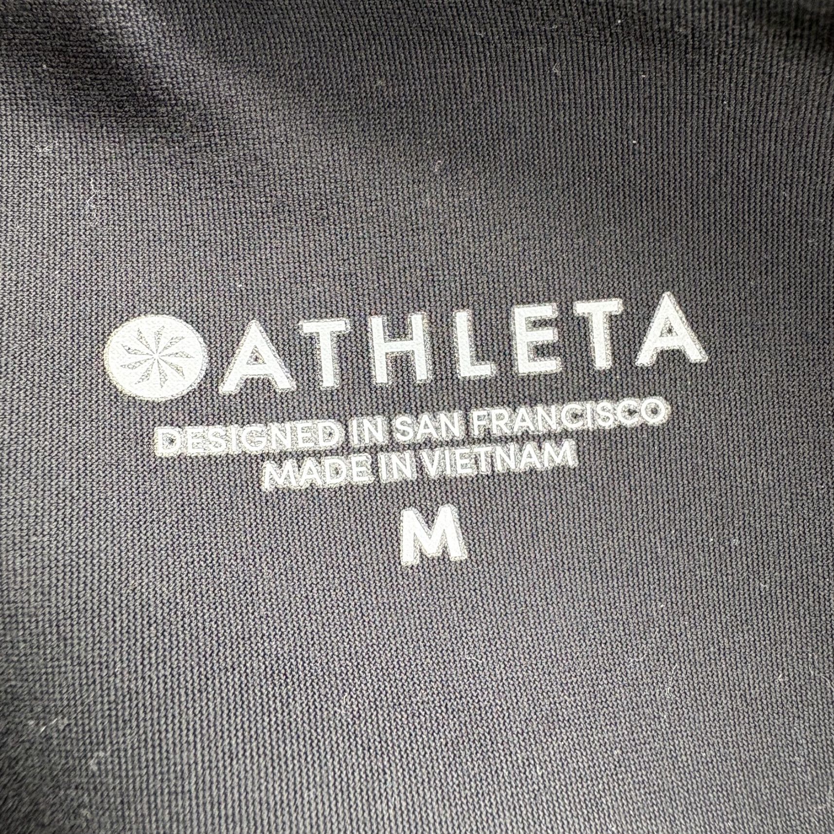 Athleta Athleta Stellar Crop Pants Womens Medium Black Stretch Euroluxe Pull On Gym Yoga Size 32" / US 10 / IT 46 - 3 Thumbnail