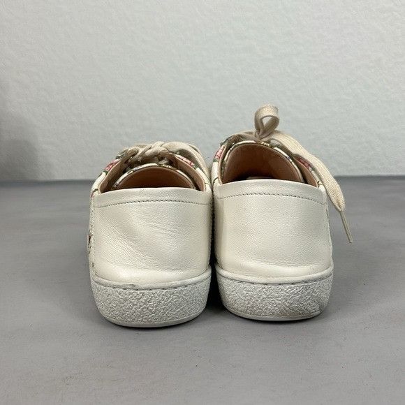 Gucci Gucci Low Cut Ace Floral 2017 Bumble Bee Embroidered Leather Size US 7 / IT 37 - 4 Thumbnail