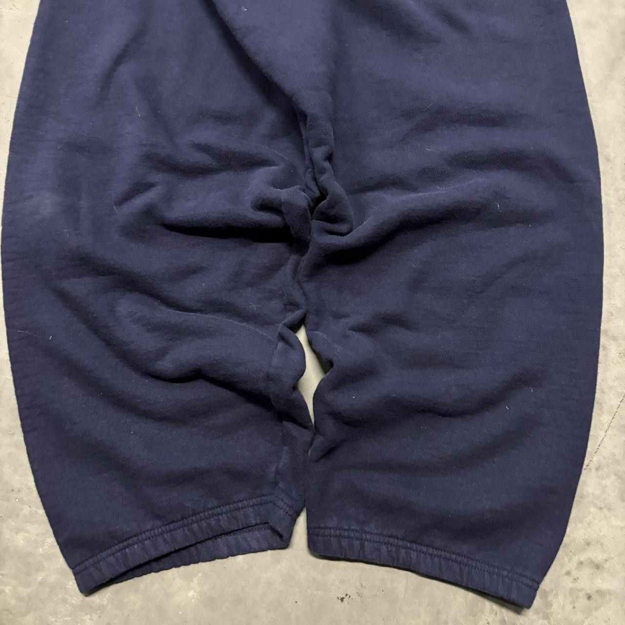 Japanese Brand × Vintage Crazy Vintage Y2K/2000s Baggy Navy Blue Skater Essential Sweatpants! Size US 34 / EU 50 - 5 Thumbnail