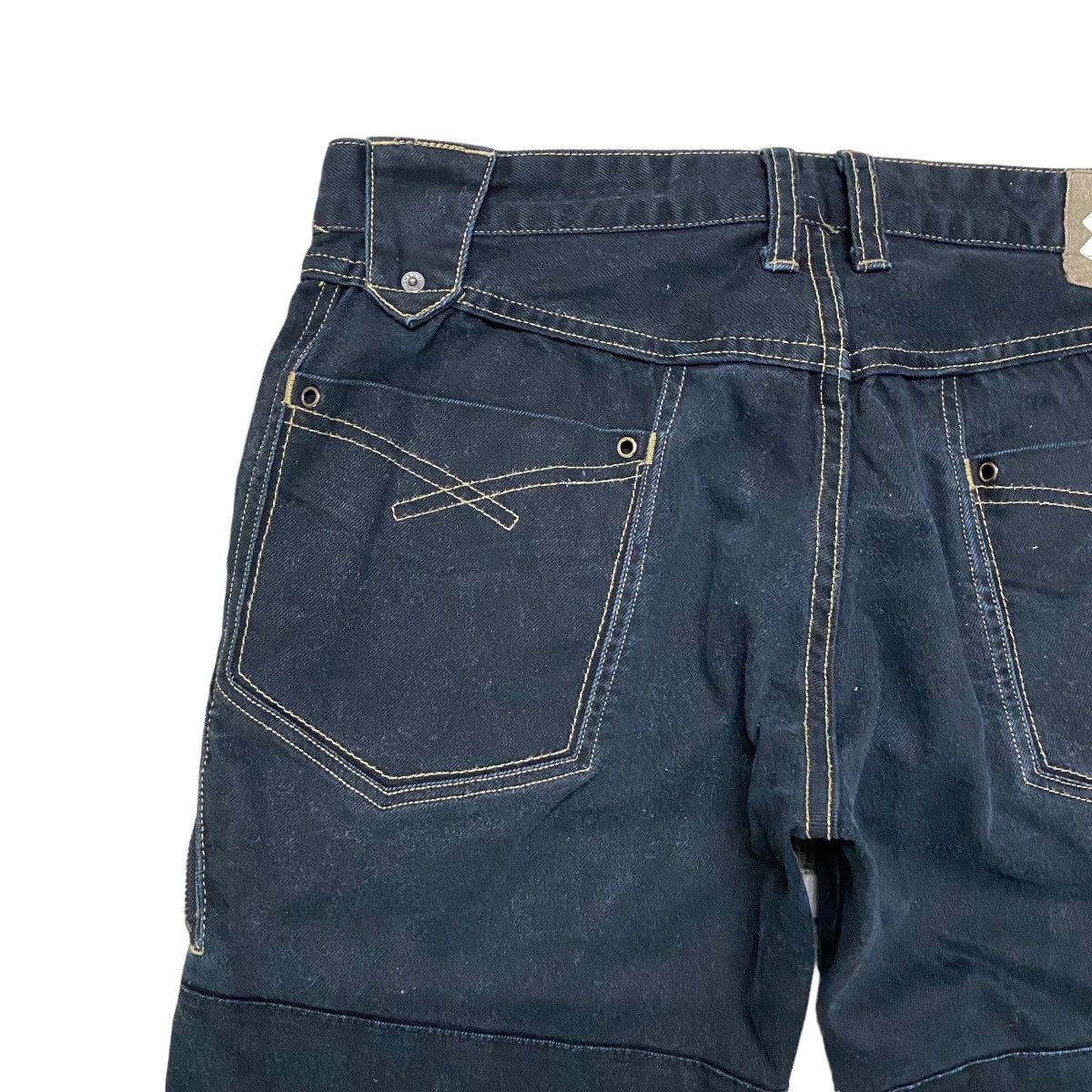 PPFM PPFM Checkered Denim Jeans Cropped Size US 31 - 11 Thumbnail