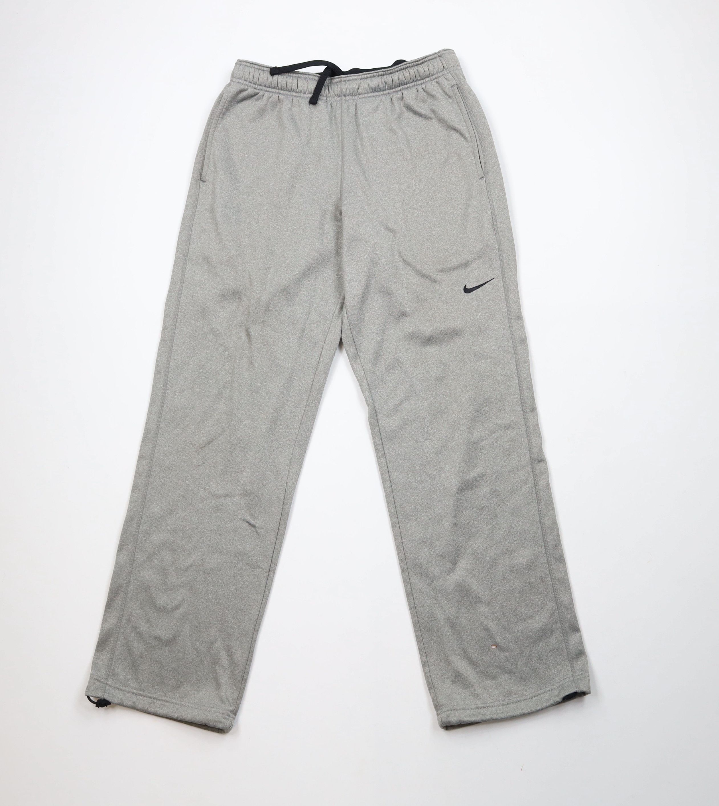 Nike × Vintage Vintage Y2K Nike Therma Fit Mini Swoosh Wide Leg Sweatpants Size US 34 / EU 50 - 1 Thumbnail