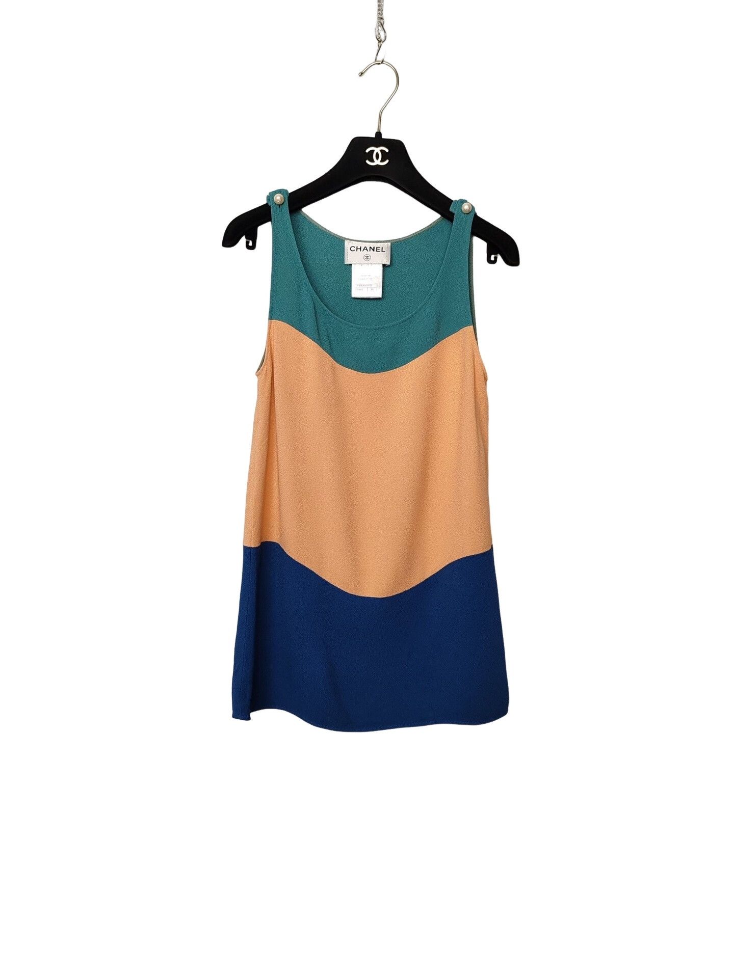 Chanel Chanel Colorblock Tank Top Size 38 Size S / US 4 / IT 40 - 1 Thumbnail