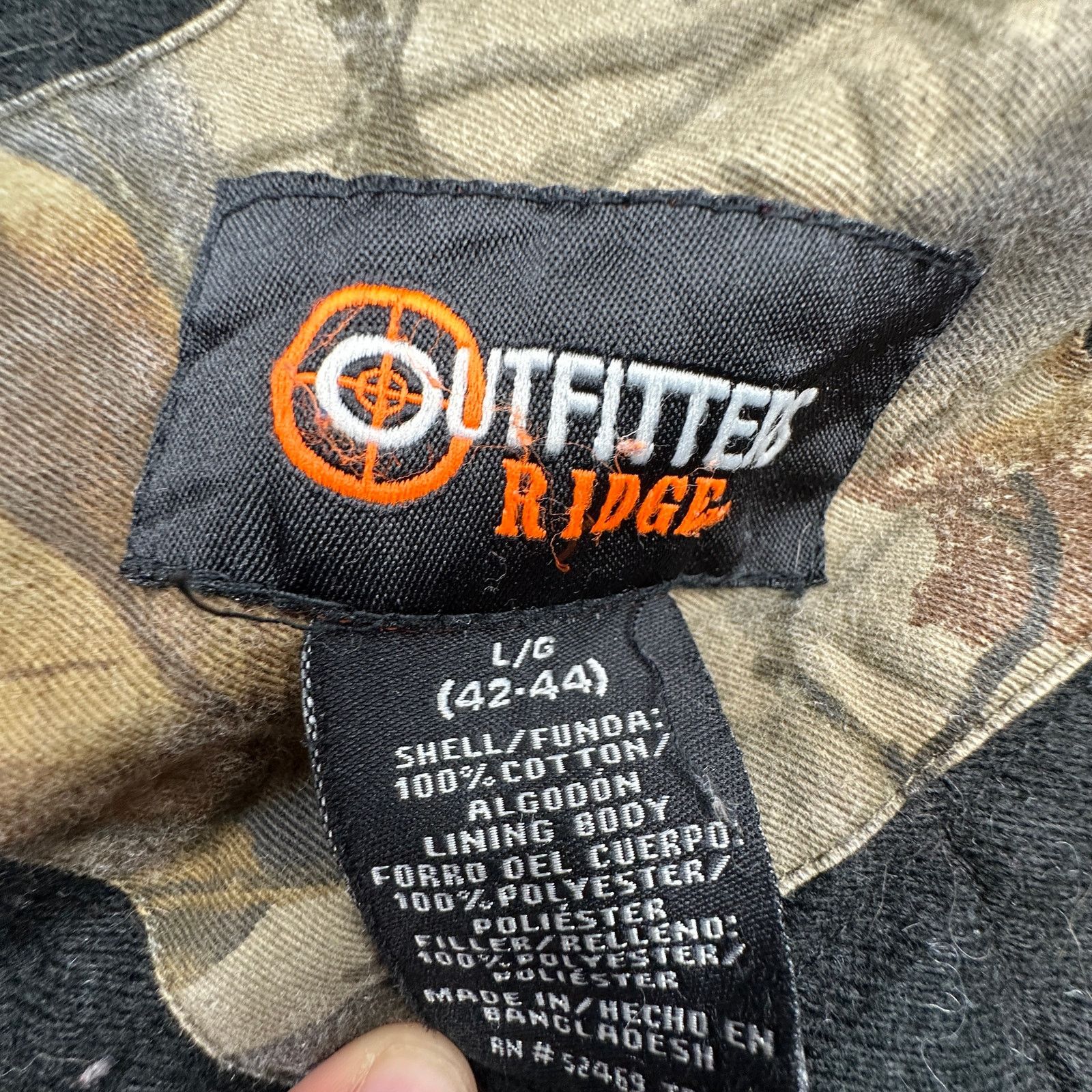 Realtree Outfitters Ridge Realtree Camo Jacket Men Large Quilt Lined Size US L / EU 52-54 / 3 - 3 Thumbnail