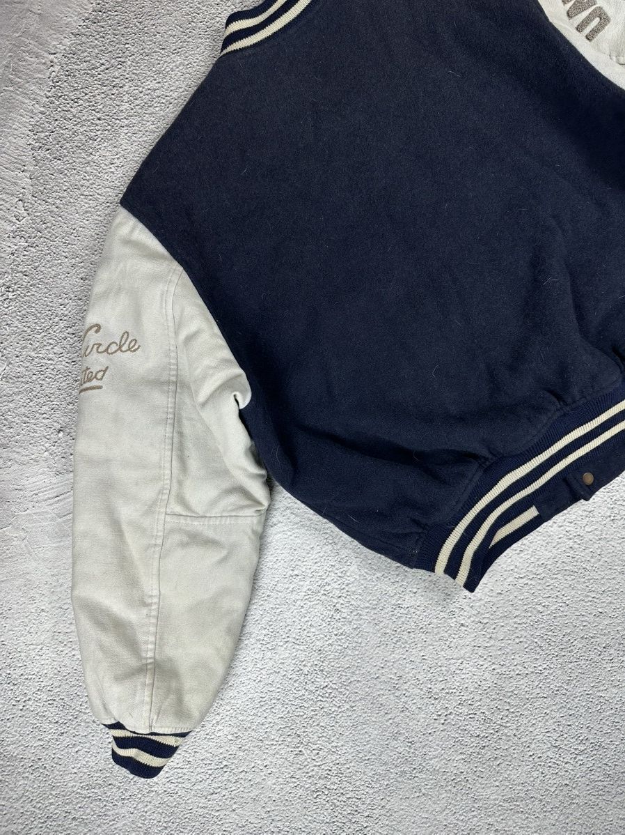 Japanese Brand Vintage Varsity Wool Jacket Unlimited Universal Distressed Size US XL / EU 56 / 4 - 12 Thumbnail