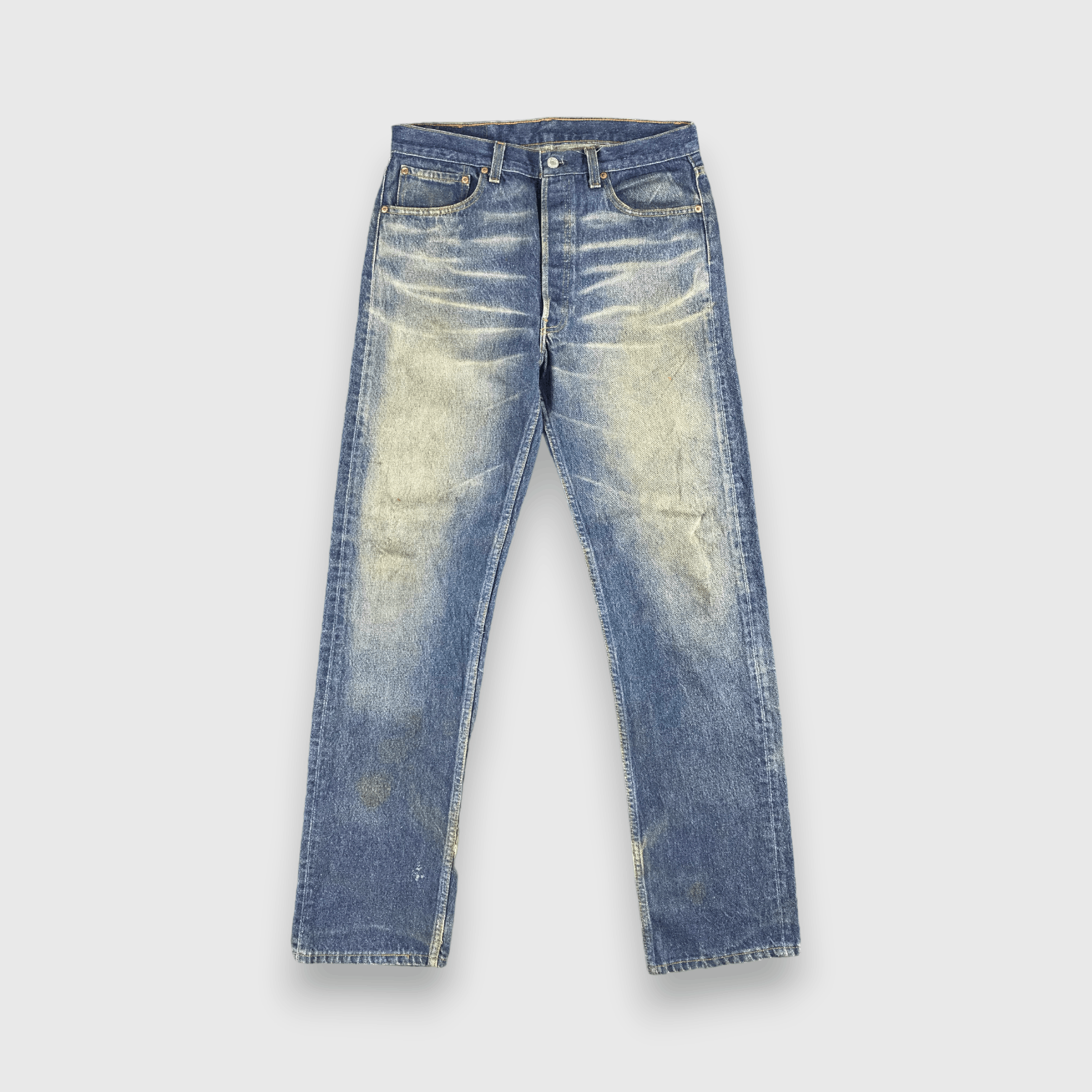 Levi's 90s Vintage Blue Wash Levis 501 Jeans-J1809 Size US 33 - 1 Thumbnail