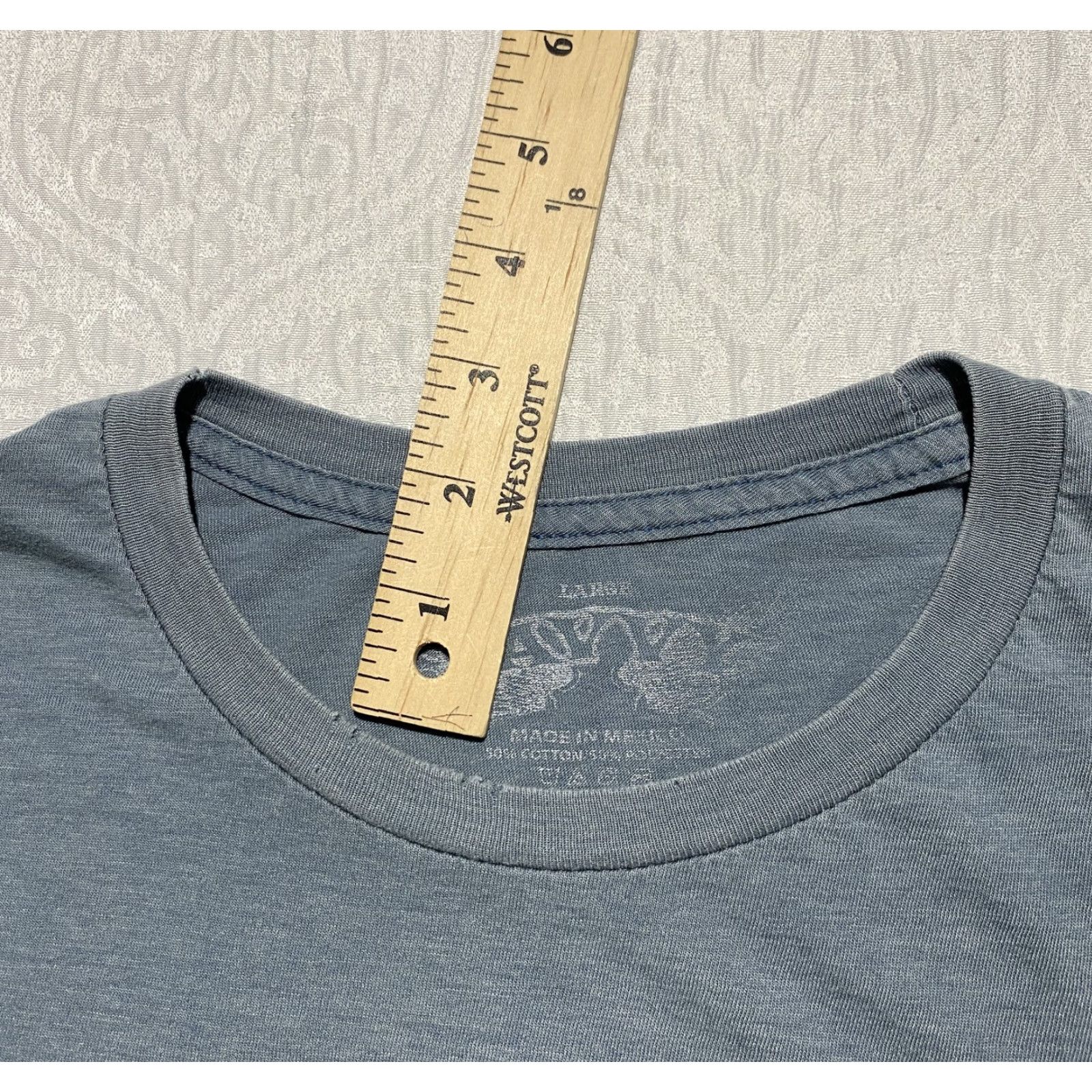 Etro VINTAGE Pepsi-Cola Shirt Mens Large Blue Graphic Savvy T-Shirt Crew Neck Short Sleeve Retro 5 Cent 50/50 Polyester Cotton Logo Size US L / EU 52-54 / 3 - 2 Thumbnail