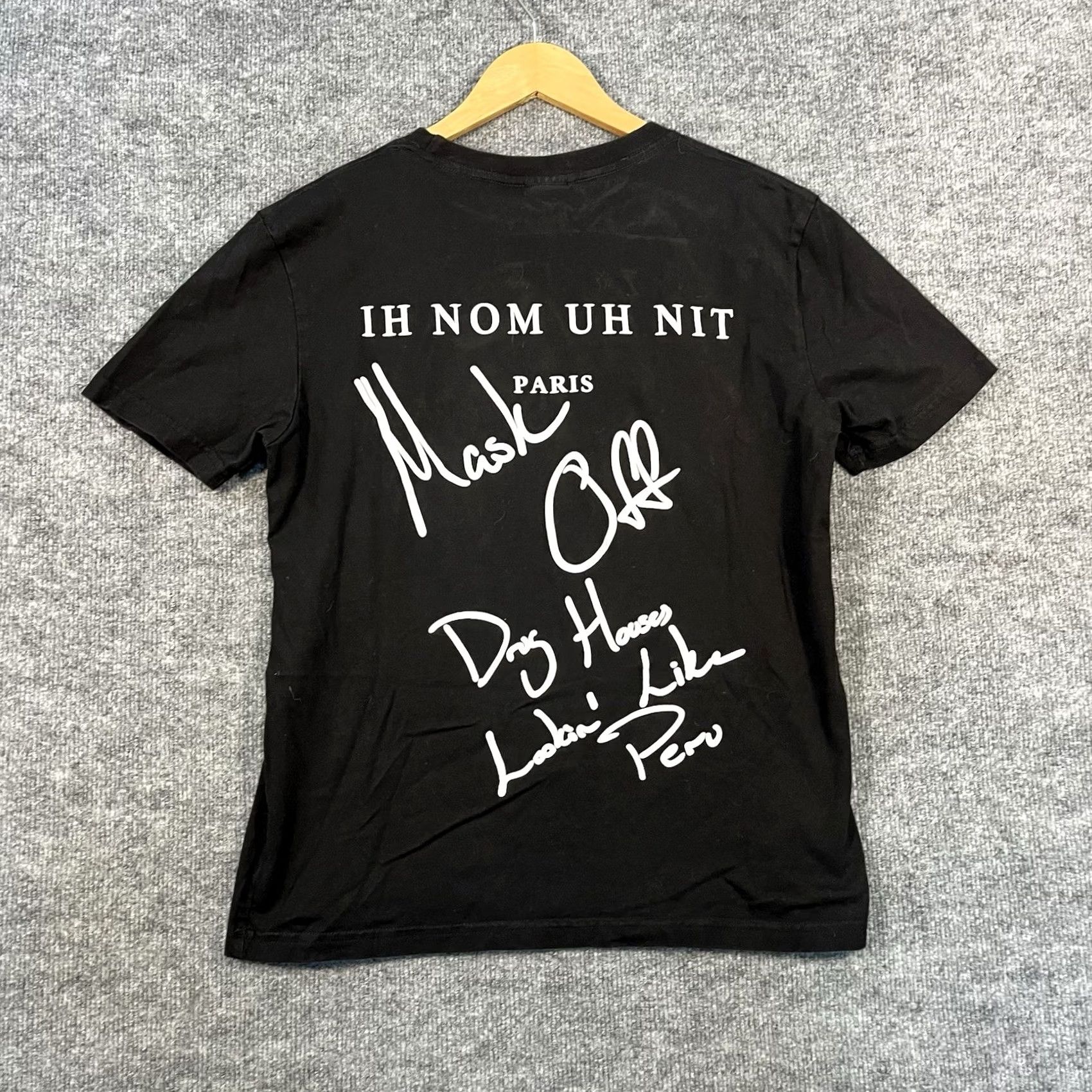 Ih Nom Uh Nit IH NOM UH NIT T-Shirt Mens Large Black Future Rap Shirt Tee Size US L / EU 52-54 / 3 - 3 Thumbnail