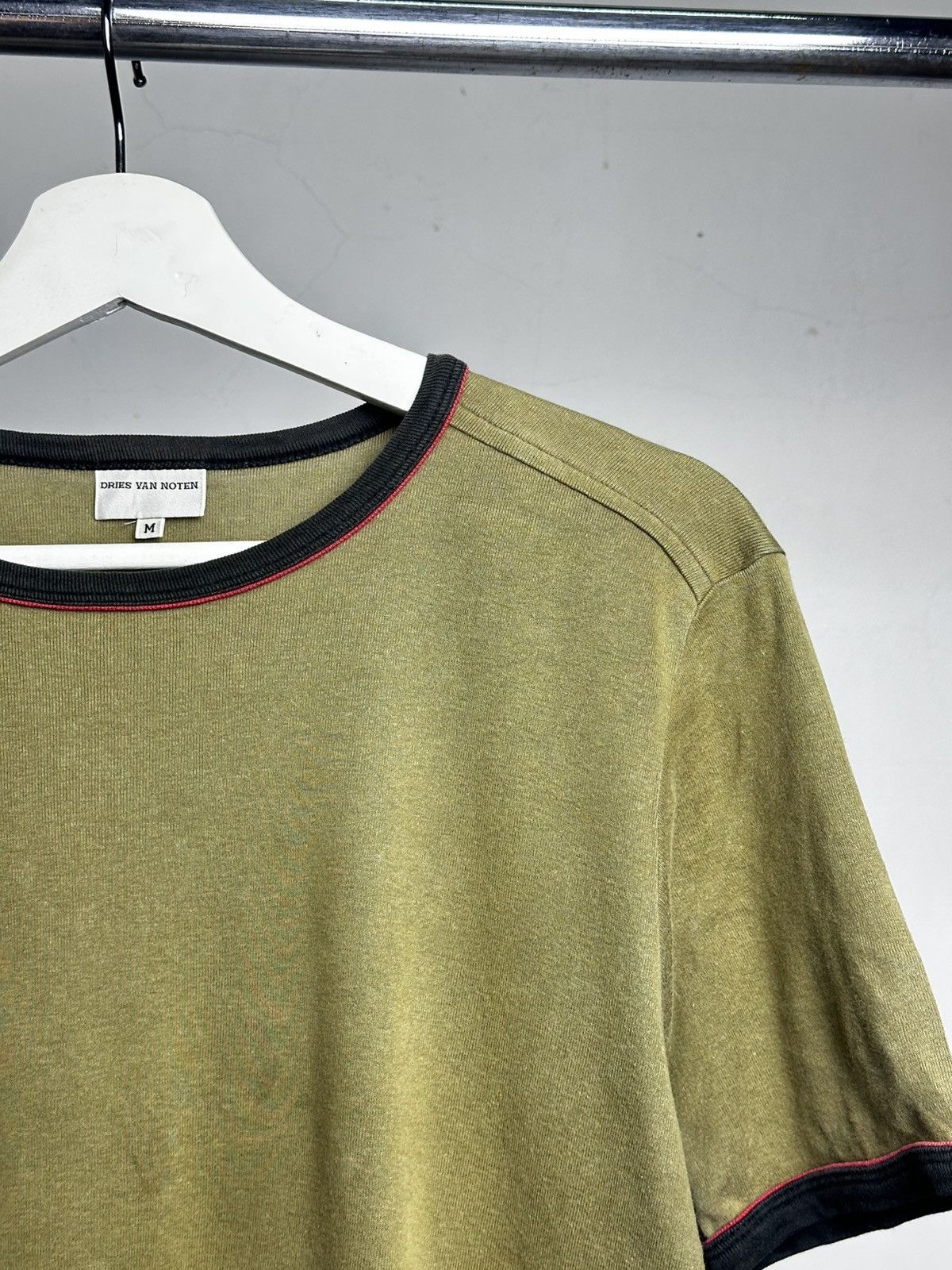 Dries Van Noten Dries Van Notten Ringer Tshirt Size US M / EU 48-50 / 2 - 5 Thumbnail