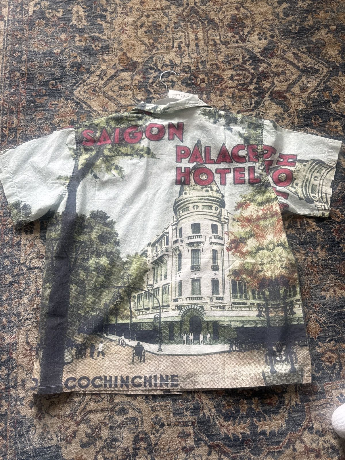 Vale Vale palace hotel button up short sleeve shirt Size US M / EU 48-50 / 2 - 1 Thumbnail