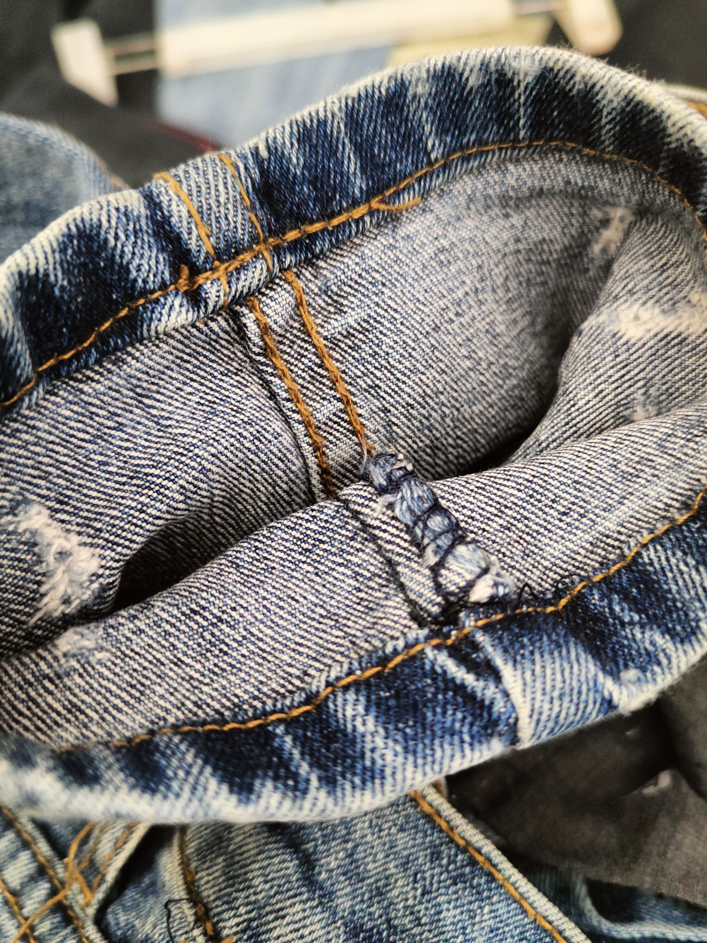 Cheap Monday DL Cheap Monday Blue Distressed Ripped Jeans #46-780 Size US 26 / EU 42 - 13 Thumbnail