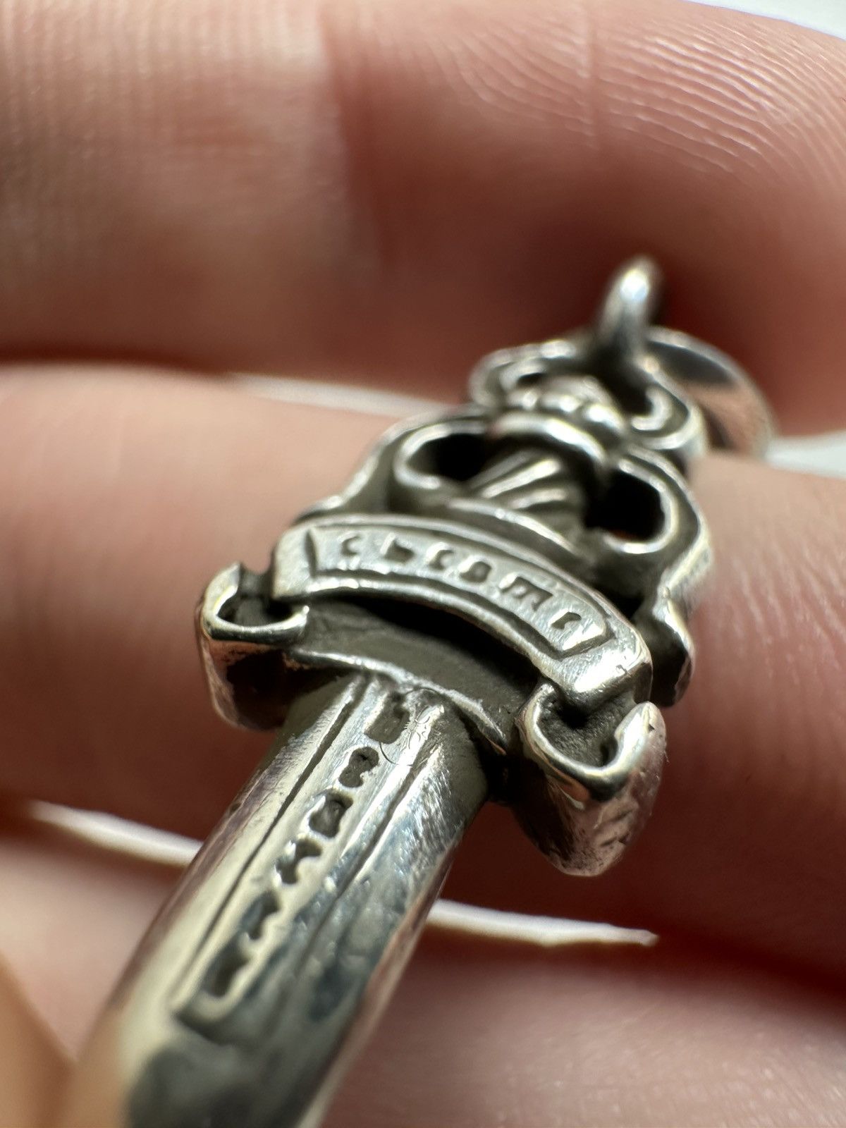 Chrome Hearts Chrome Hearts .915 Dagger #5 pendant + .925 CH ballchain Size ONE SIZE - 3 Thumbnail