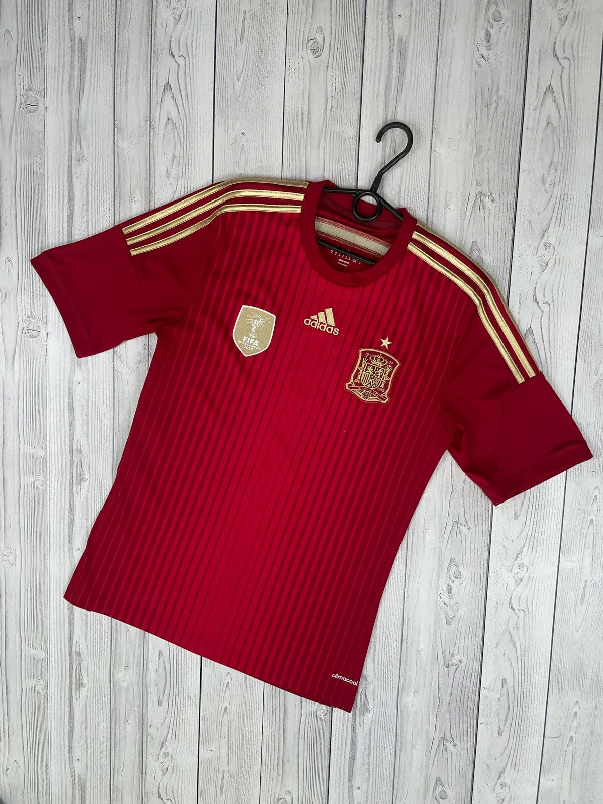 Adidas Vintage adidas Spain red jersey size M 2014 Size US M / EU 48-50 / 2 - 1 Thumbnail