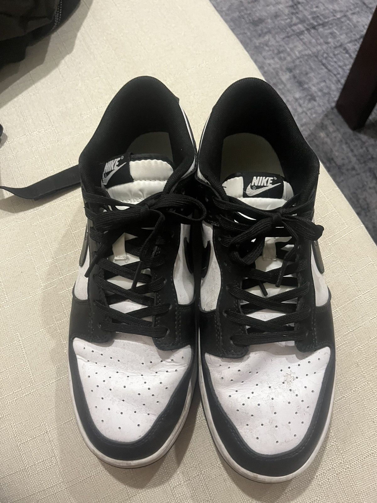 Nike Nike dunks - black and white Size US 12 / EU 45 - 2 Thumbnail
