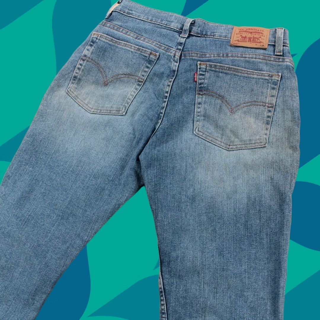 Levi's LEVI'S 515 bootcut denim jeans vtg 90s 00s y2k mid rise stretch fit sz 10 SHORT Size 32" / US 10 / IT 46 - 1 Thumbnail