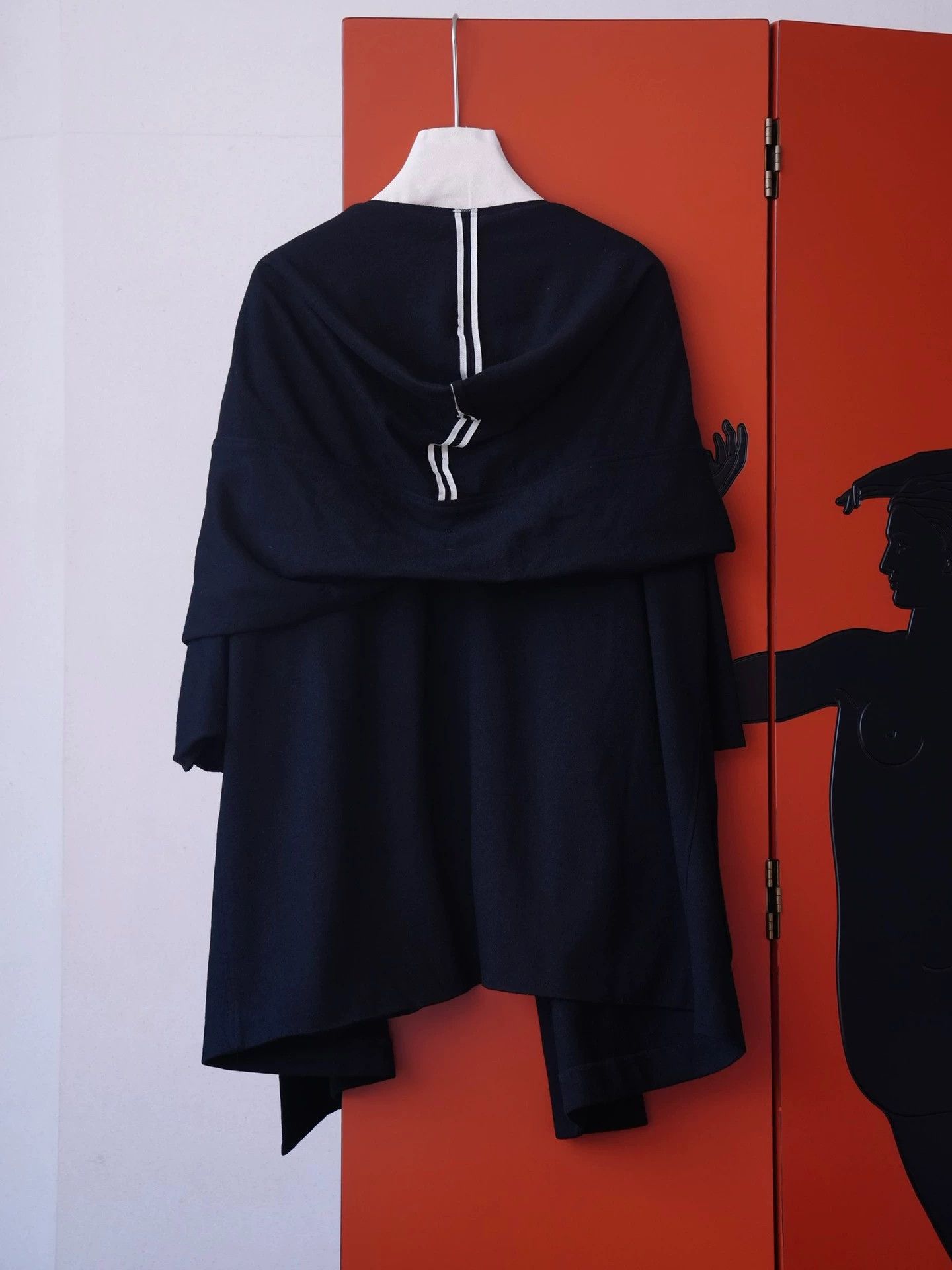 Yohji Yamamoto Yohji Yamamoto Y's Wide Light Wool Short Coat Free Size Size ONE SIZE - 2 Thumbnail