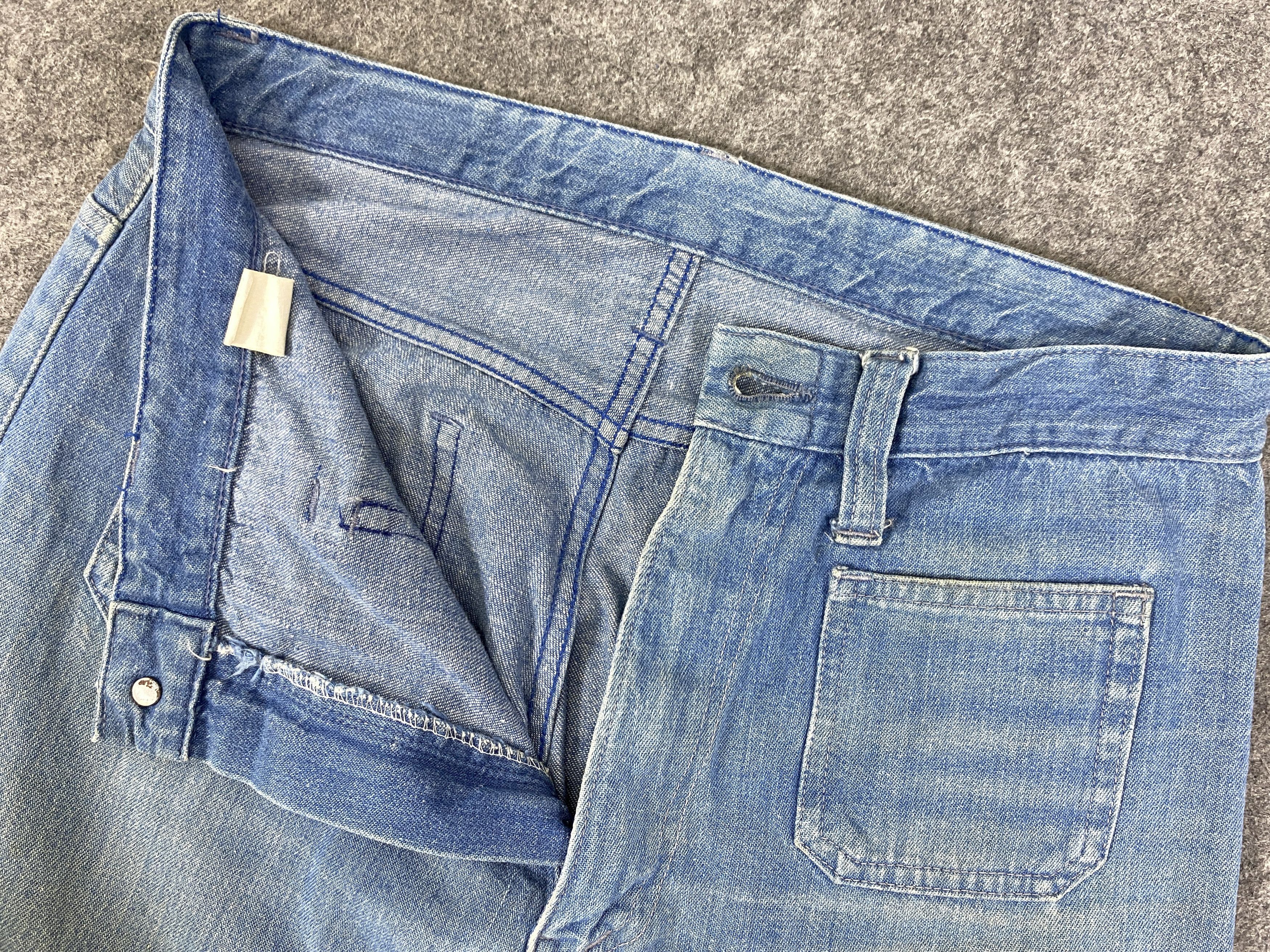 Hysteric Glamour Faded Blue Vintage Bell Bottom Flare 29x26.5 Denim - JN3262 Size US 29 - 7 Thumbnail