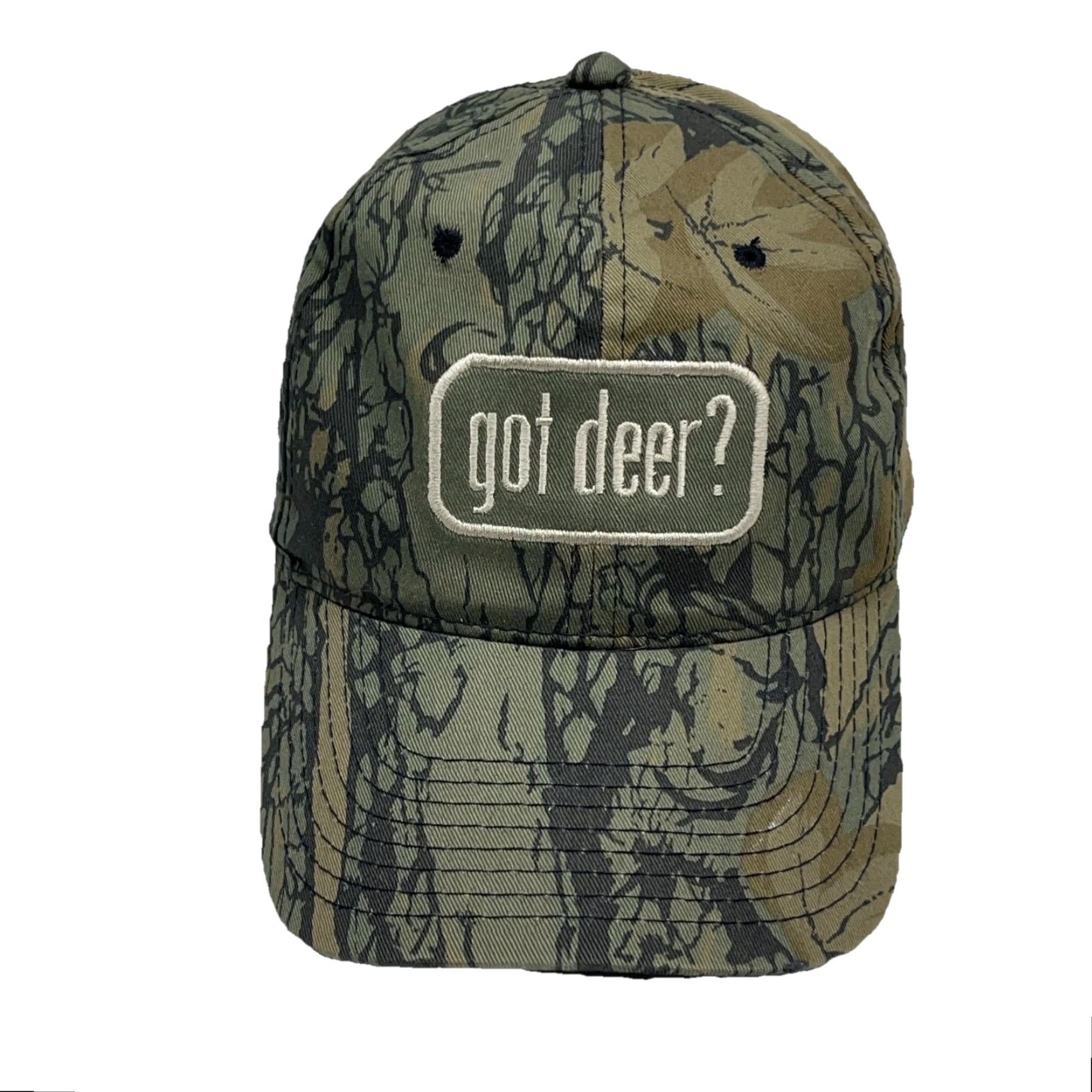 Vintage Camo Hat Cap Snap Back Camo Brown Trebark Tee Dad Baseball Deer Hunting VTG Y2K Size ONE SIZE - 7 Thumbnail