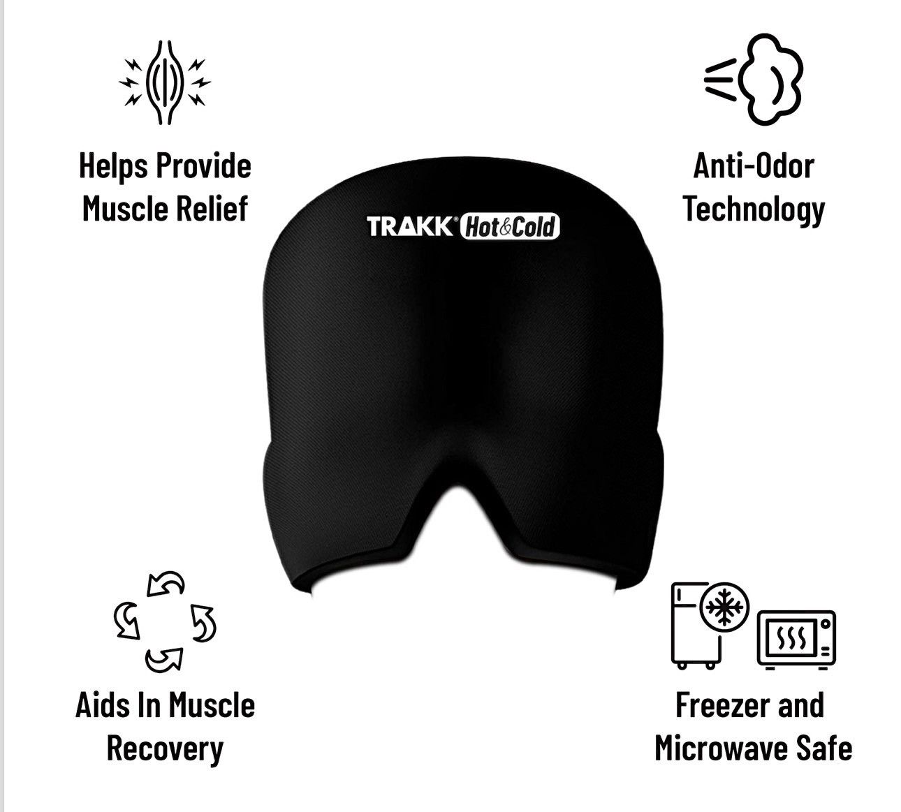 Other Trakk Hot & Cold Compress Headache Relief Cap OS Size ONE SIZE - 4 Thumbnail