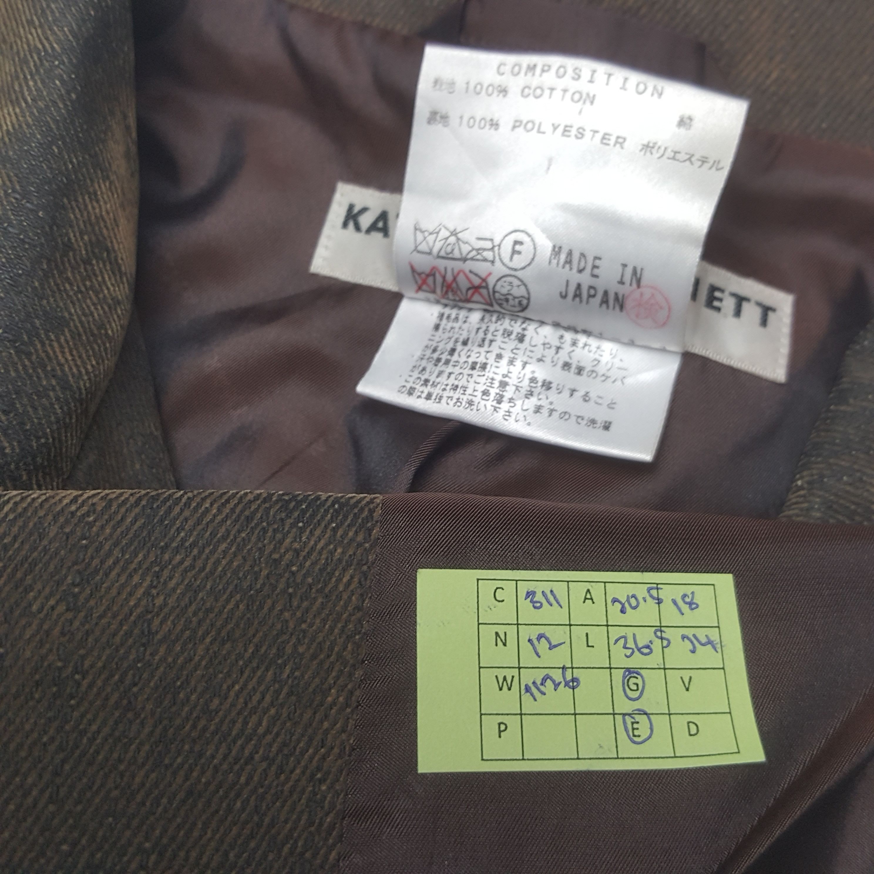 Katharine Hamnett London Vintage Katharine Hamnett London Jacket C311N12 Size US S / EU 44-46 / 1 - 7 Thumbnail