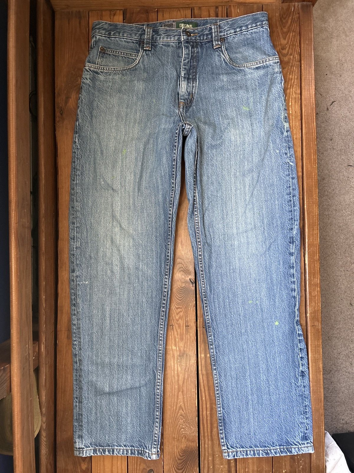 Anchor Blue × Vintage Vintage Y2K Anchor Blue Baggy Jeans Size US 34 / EU 50 - 1 Thumbnail