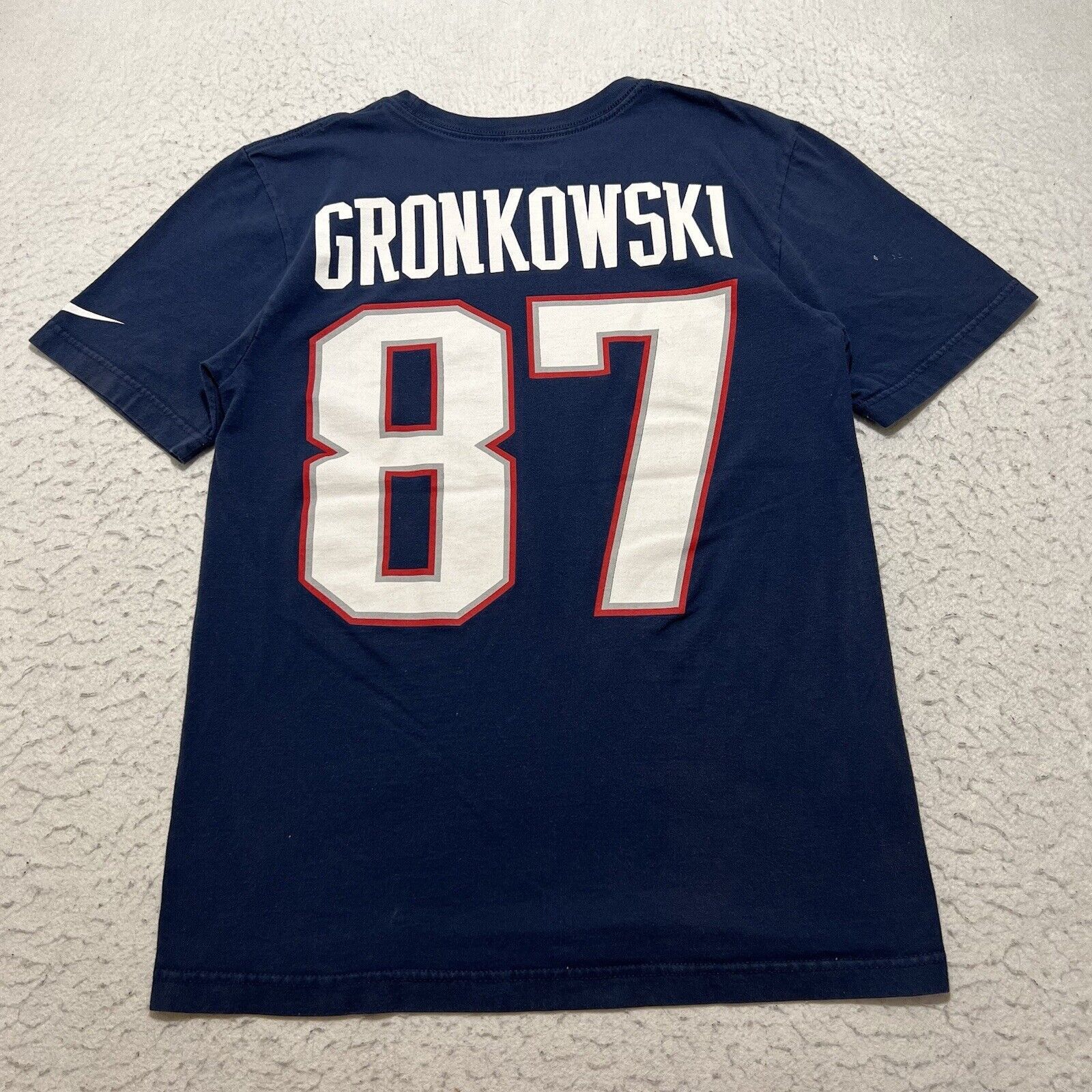 Nike Nike NFL New England Patriots Rob Gronkowski Graphic T Shirt Size US S / EU 44-46 / 1 - 1 Thumbnail