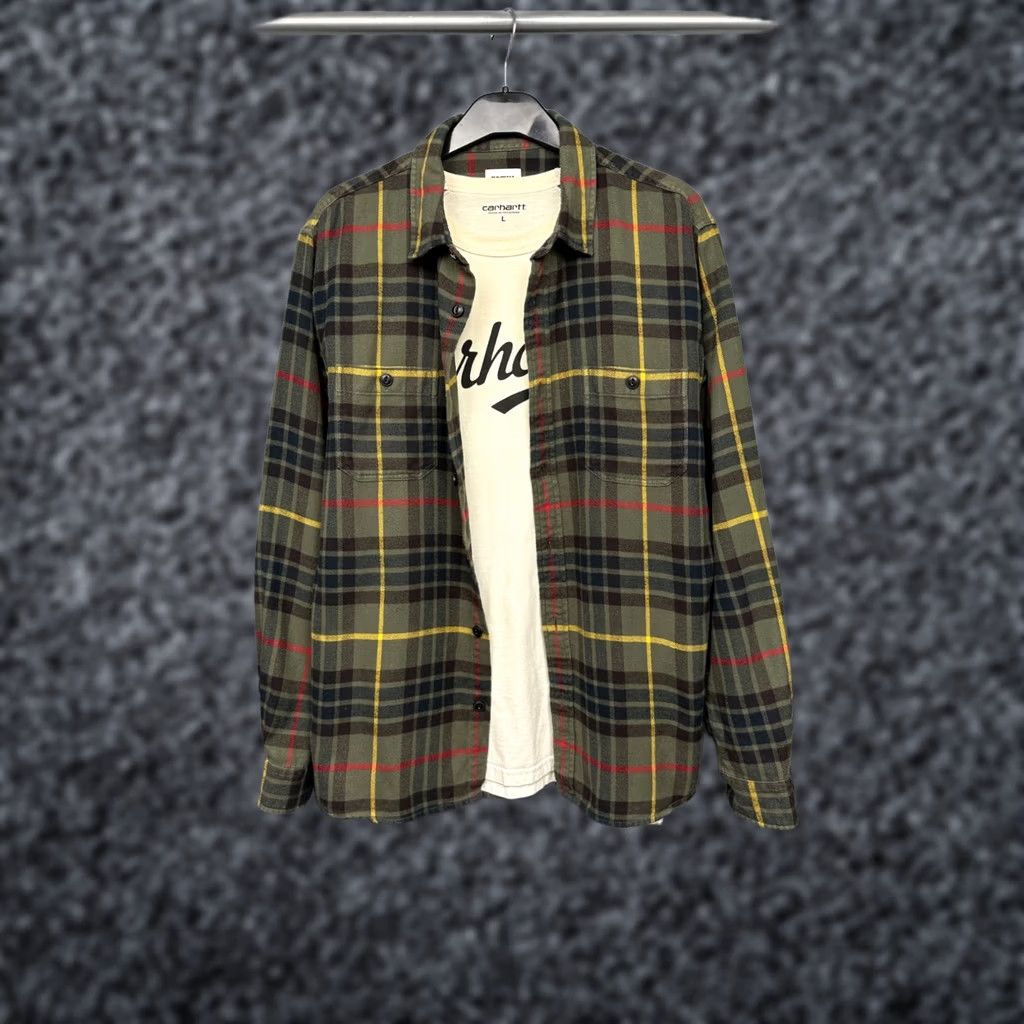 Edwin Edwin Mens Labour Flannel Plaid Shirt L Size US L / EU 52-54 / 3 - 1 Thumbnail