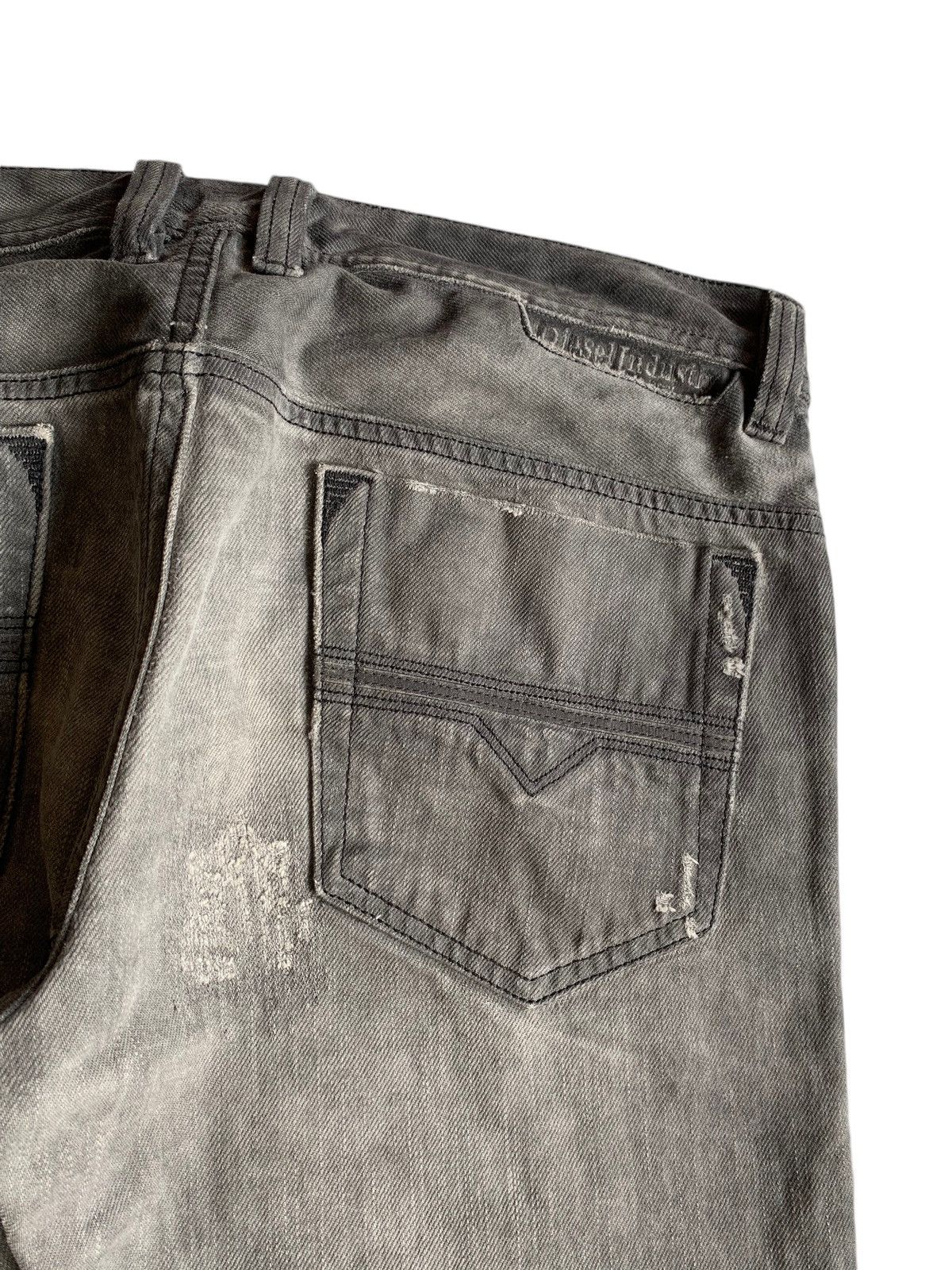 If Six Was Nine × Japanese Brand DIESEL SAFADO PUNK STYLE DISTRESSED DENIM MADE IN ITALY☠️ Size US 33 - 12 Thumbnail