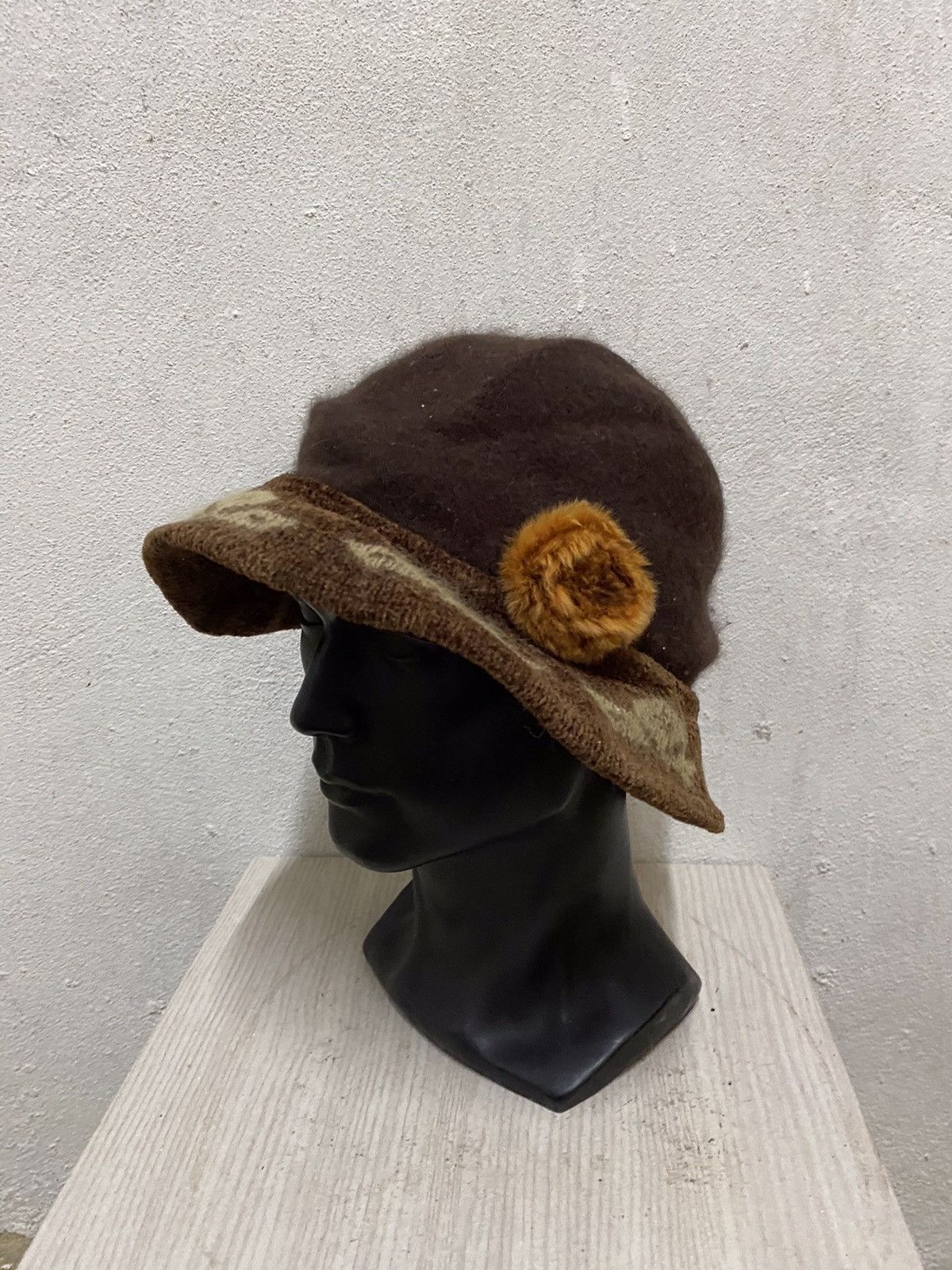 Japanese Brand Japanese Brand Plain Bucket Hat Size ONE SIZE - 3 Thumbnail